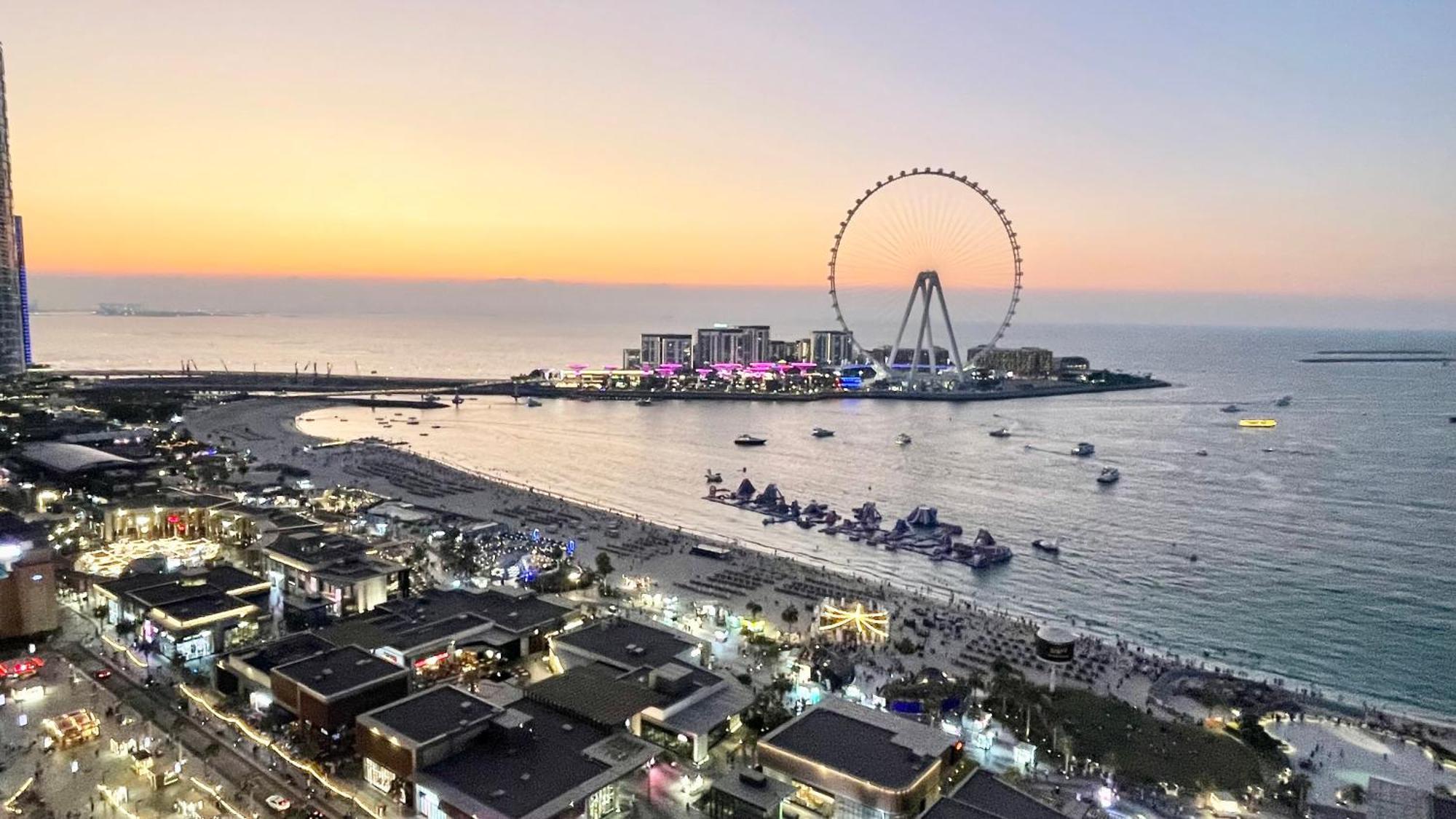 Jbr Beachfront Luxe Sea Facing Appartamento *
