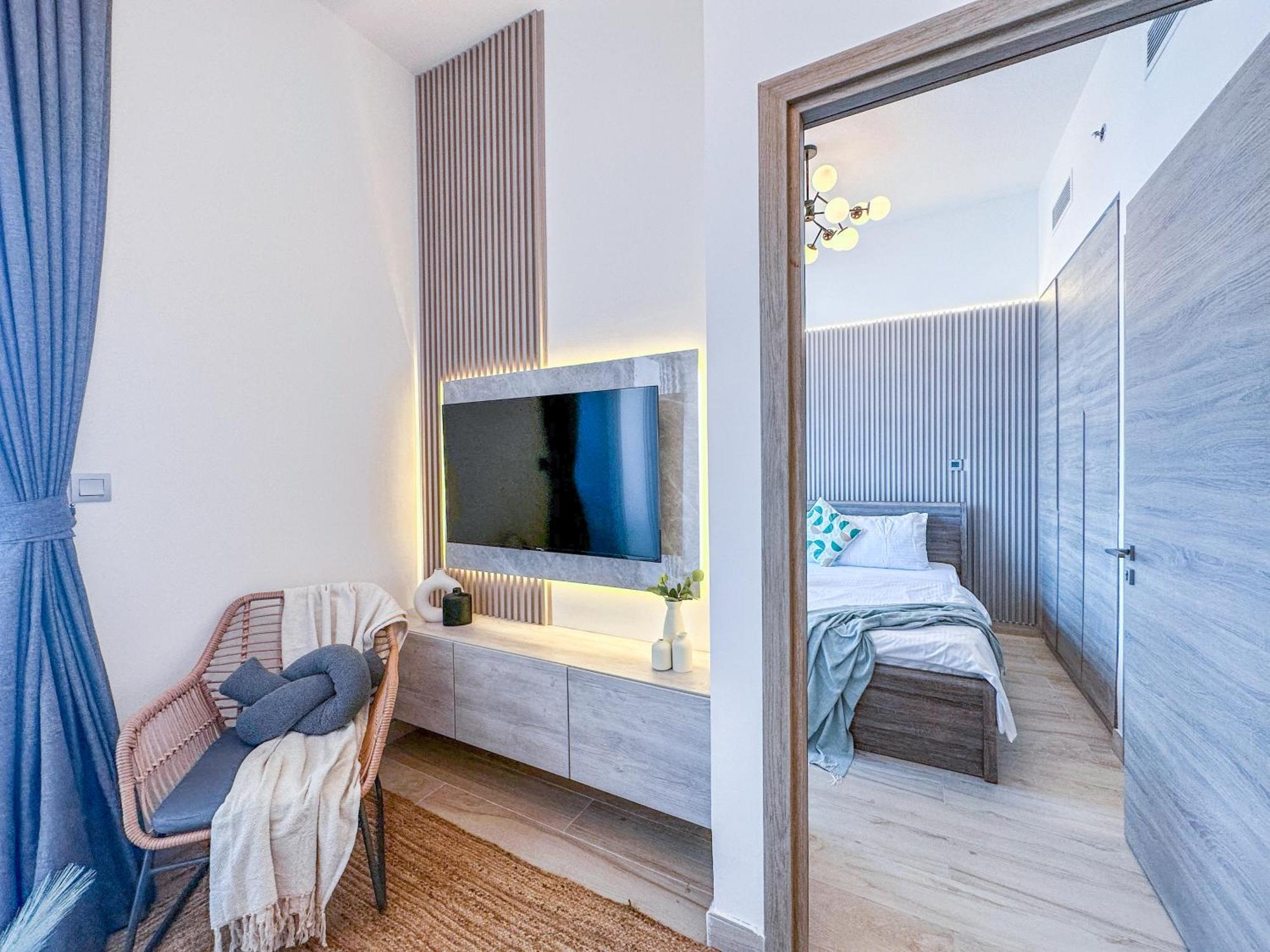 Super Luxury Flat Desing With Sea, Marina And Pool View Appartement