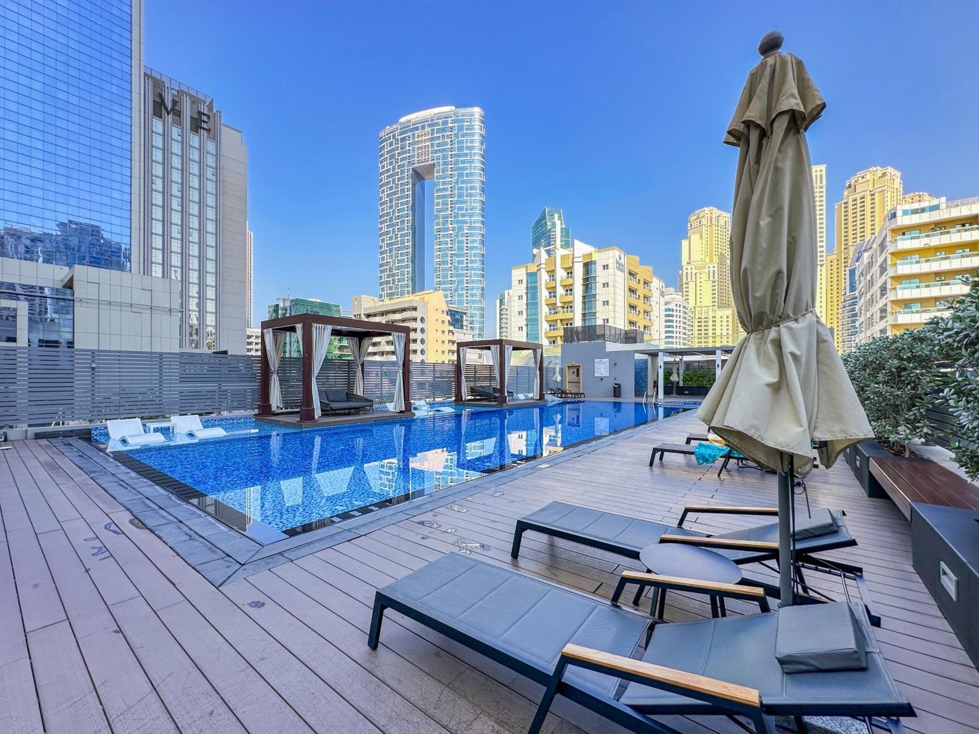 Super Luxury Flat Desing With Sea, Marina And Pool View Dubaï