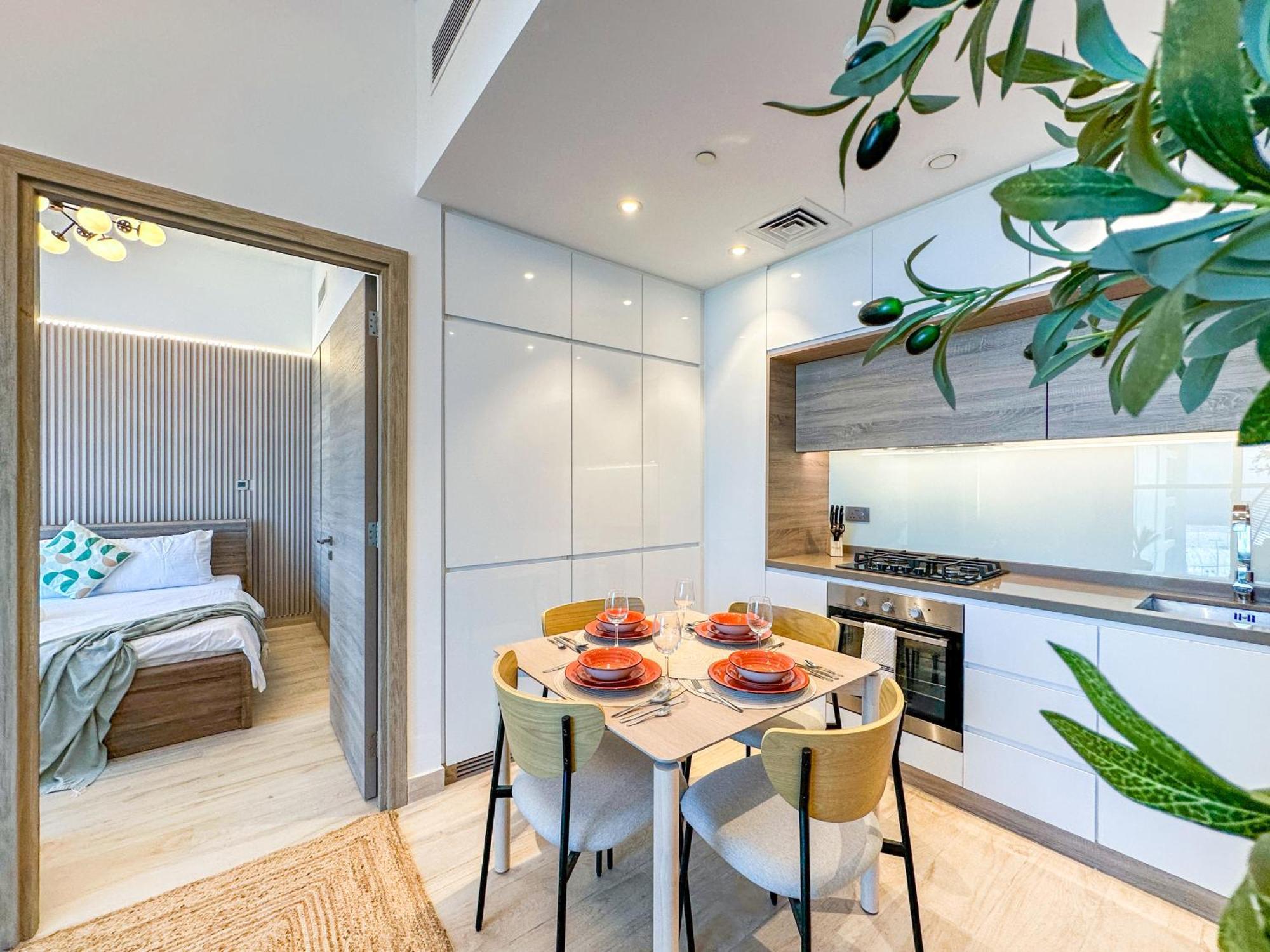 Super Luxury Flat Desing With Sea, Marina And Pool View Dubaï