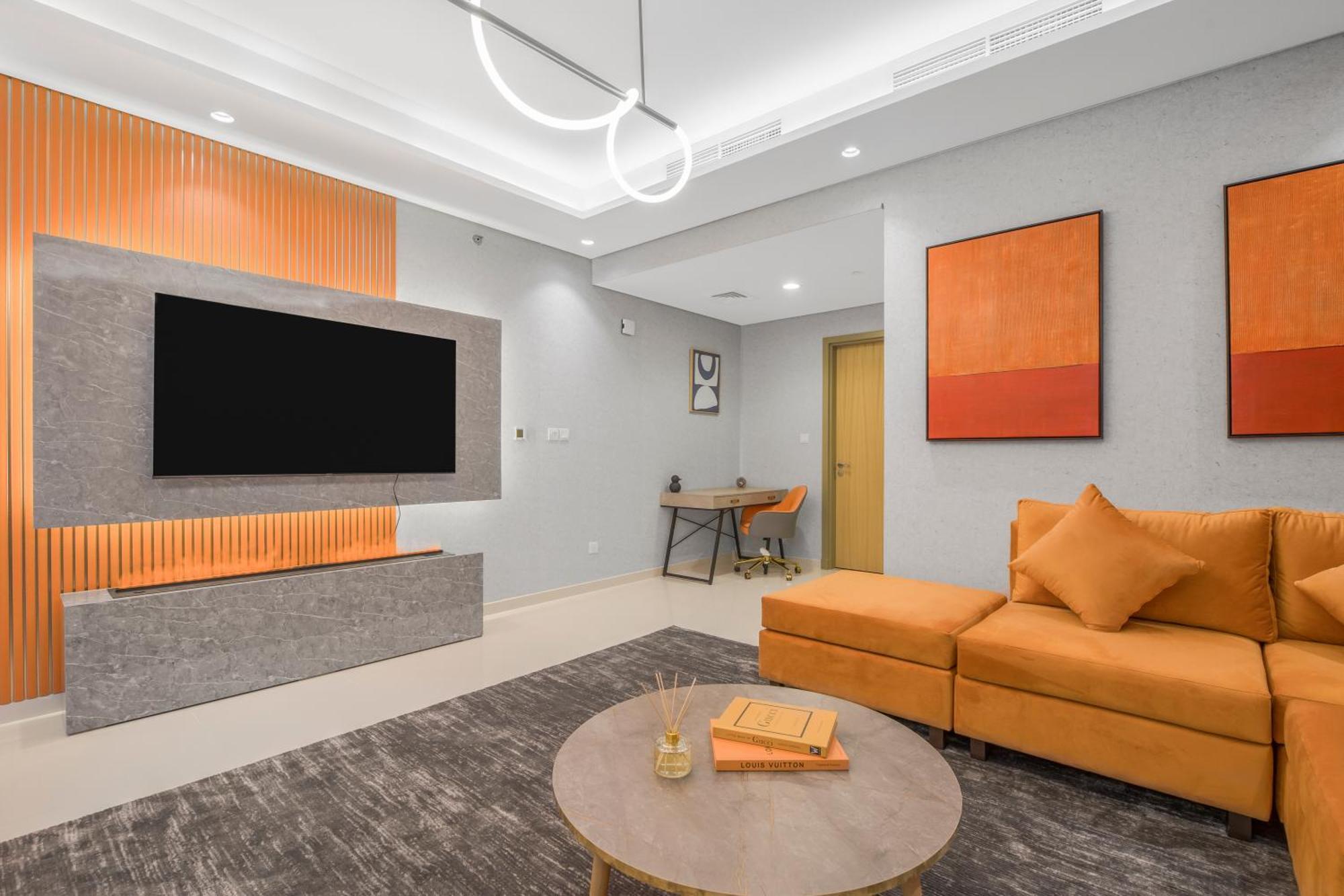 Lägenhet Pool In The Clouds With Burj Khalifa View, 2br In Paramount Midtown *