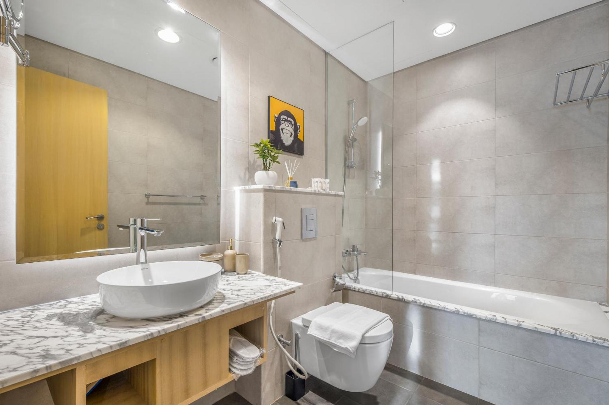 Lägenhet Pool In The Clouds With Burj Khalifa View, 2br In Paramount Midtown