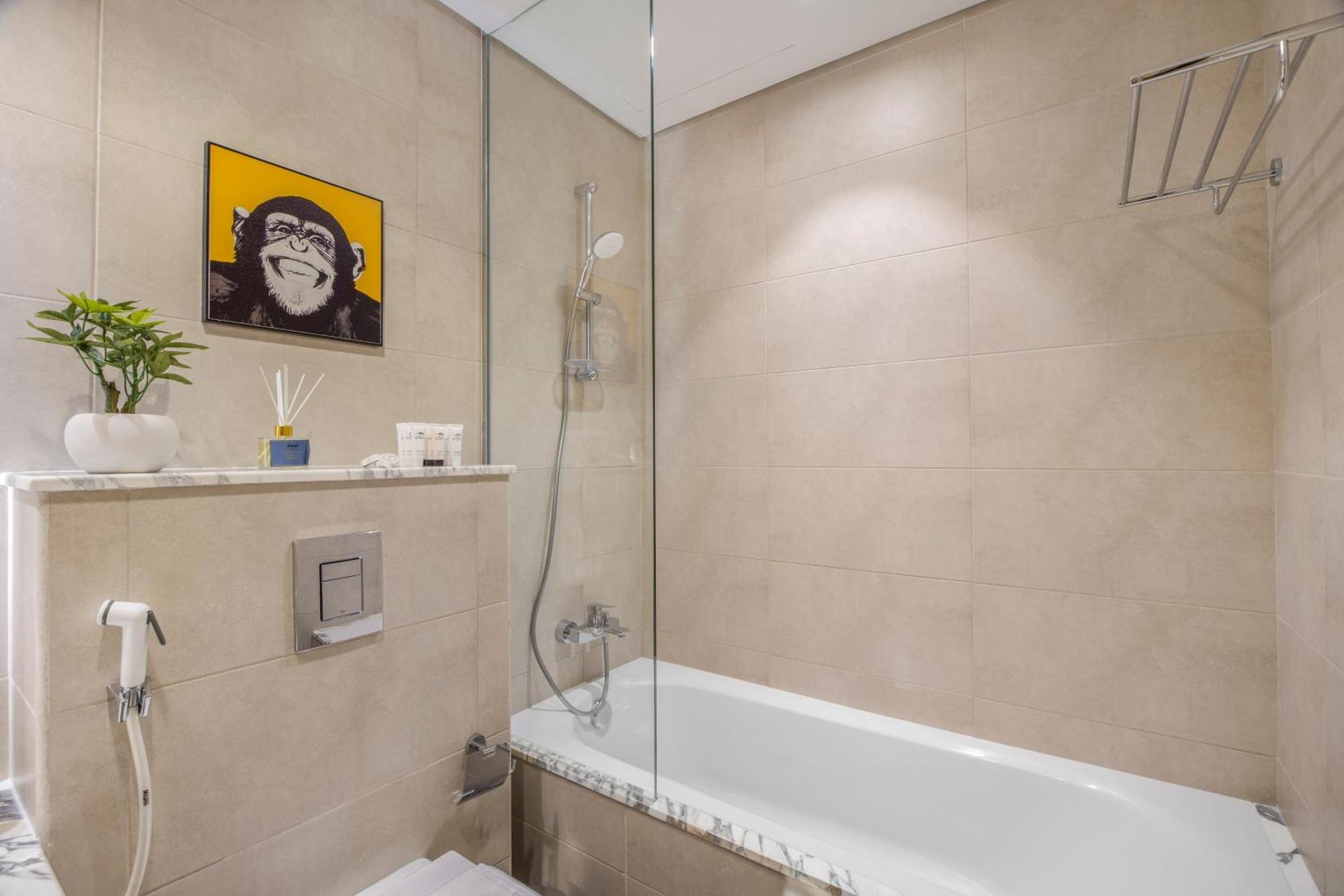Lägenhet Pool In The Clouds With Burj Khalifa View, 2br In Paramount Midtown