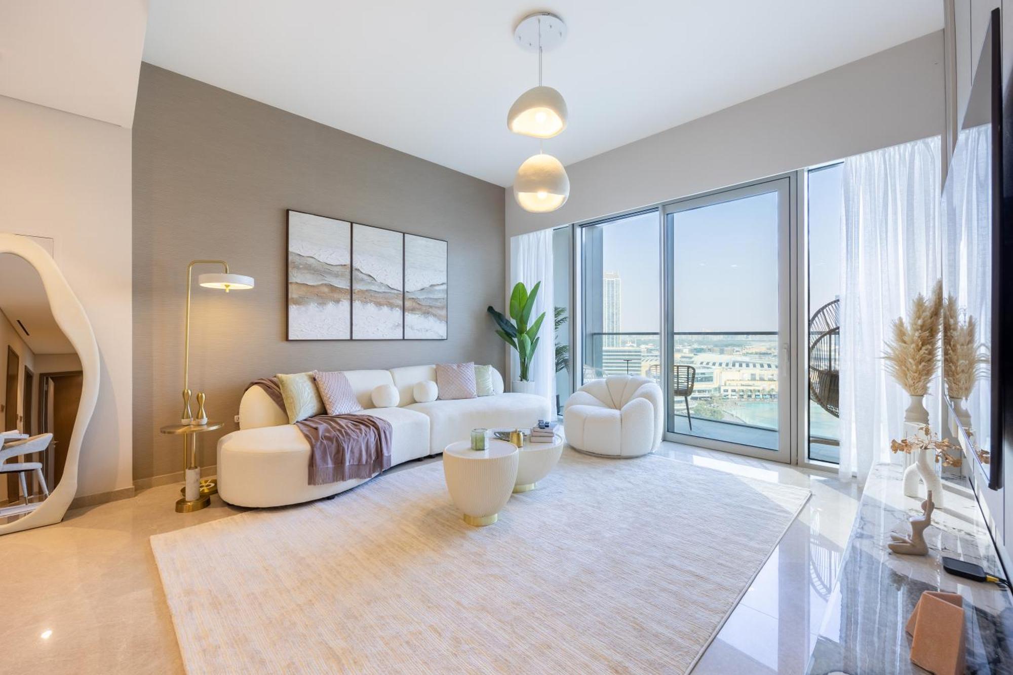 New 2 Bedroom Overlooking Burj Khalifa And Fountain View In Downtown Appartement