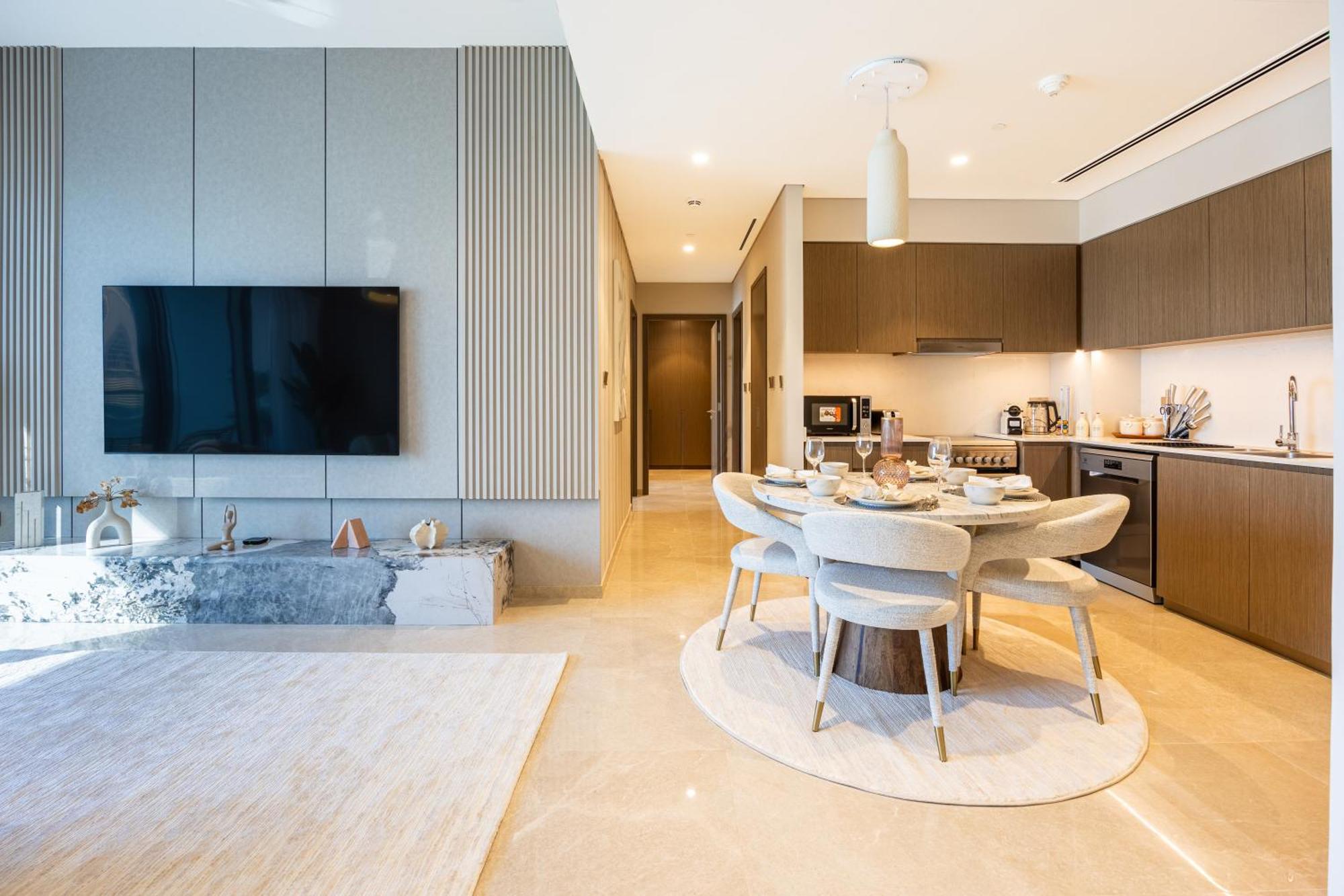 New 2 Bedroom Overlooking Burj Khalifa And Fountain View In Downtown Appartement Dubaï