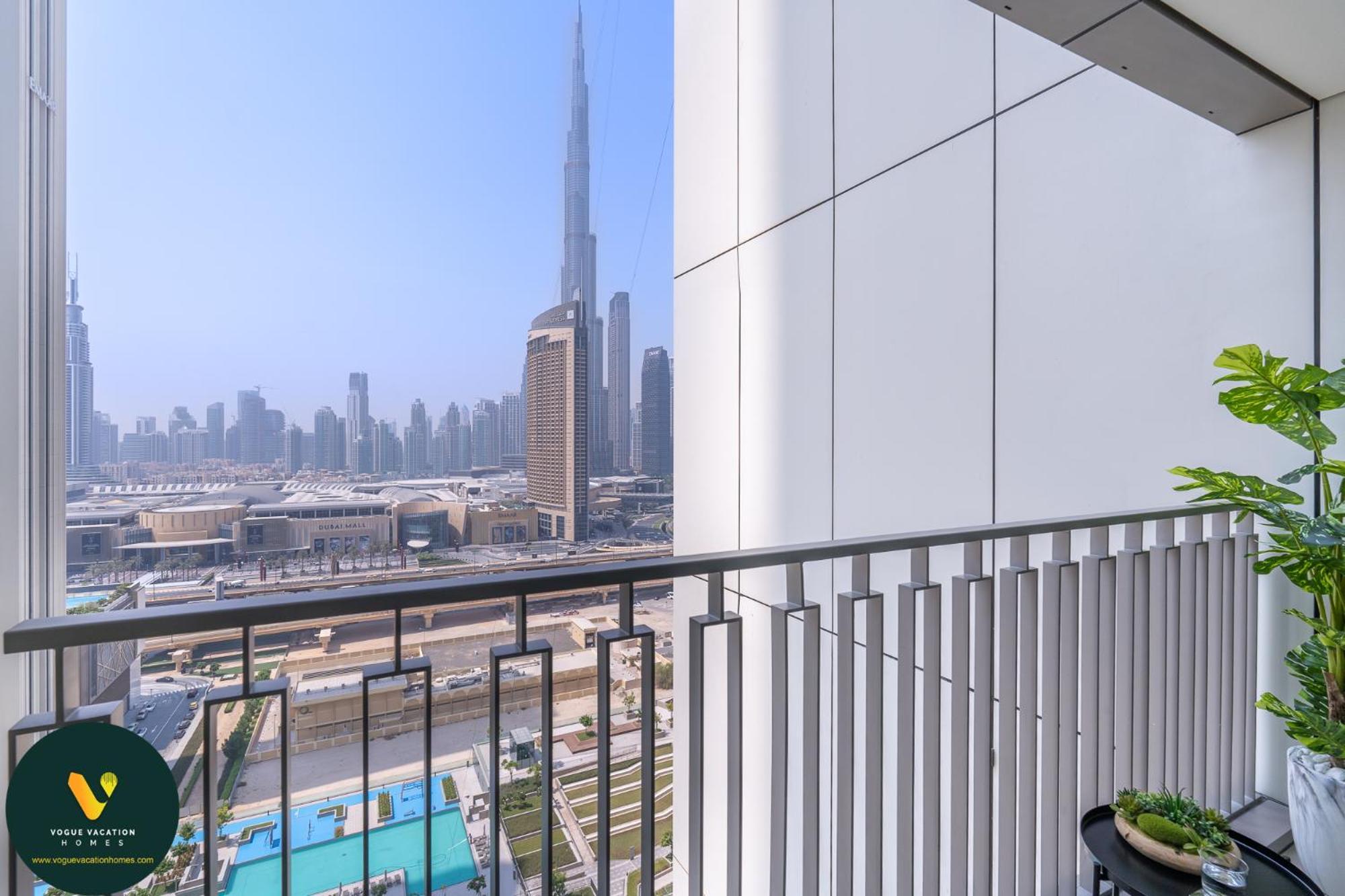 Appartement Downtown Views Ii - Vogue Two Bedroom With Balcony And Full Burj Khalifa View, Conveniently Located Opposite Mall Skybridge Dubaï