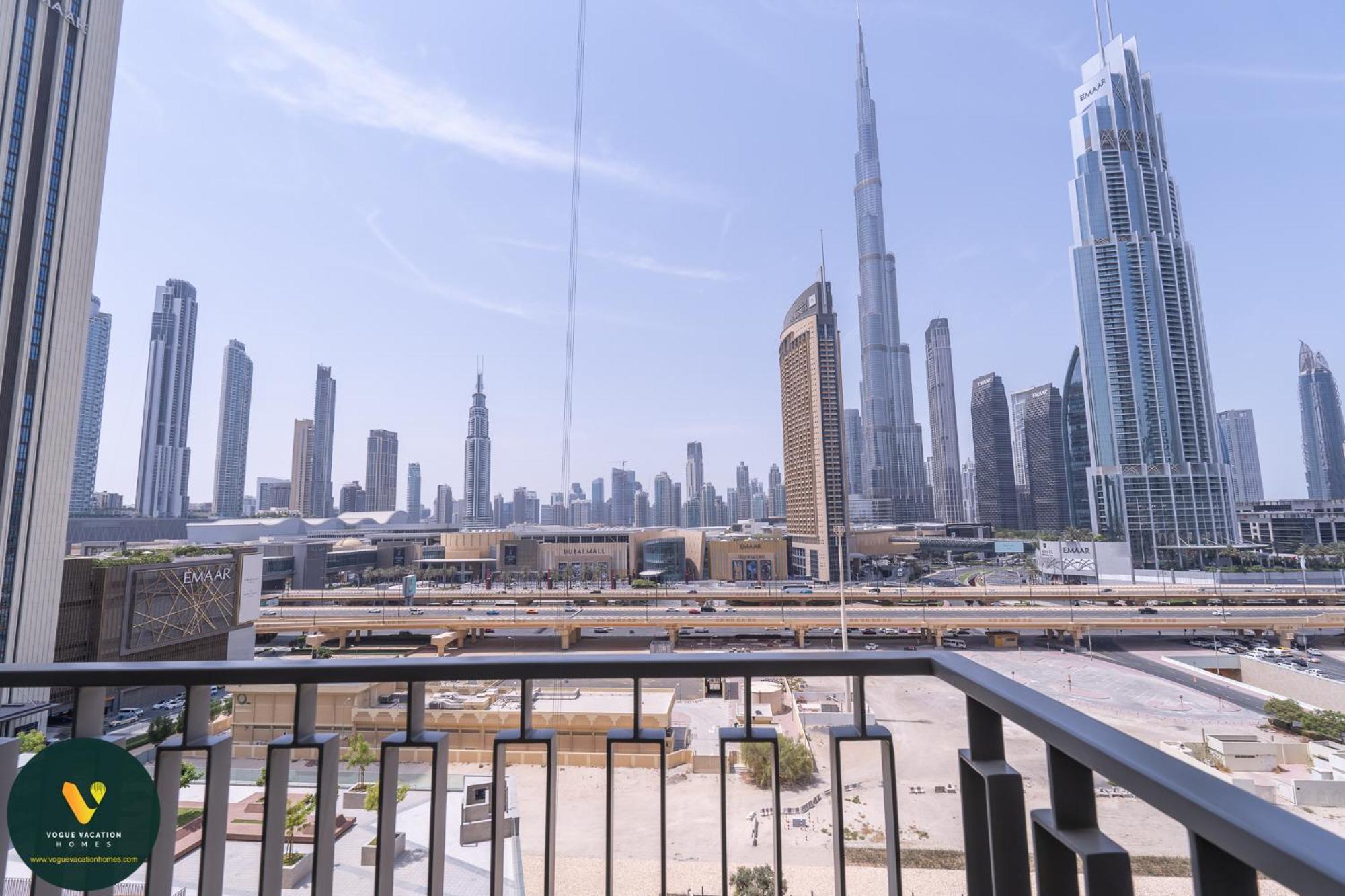 Downtown Views Ii - Vogue Two Bedroom With 2 Balconies And Full Burj Khalifa, Opposite Mall Skybridge Appartement