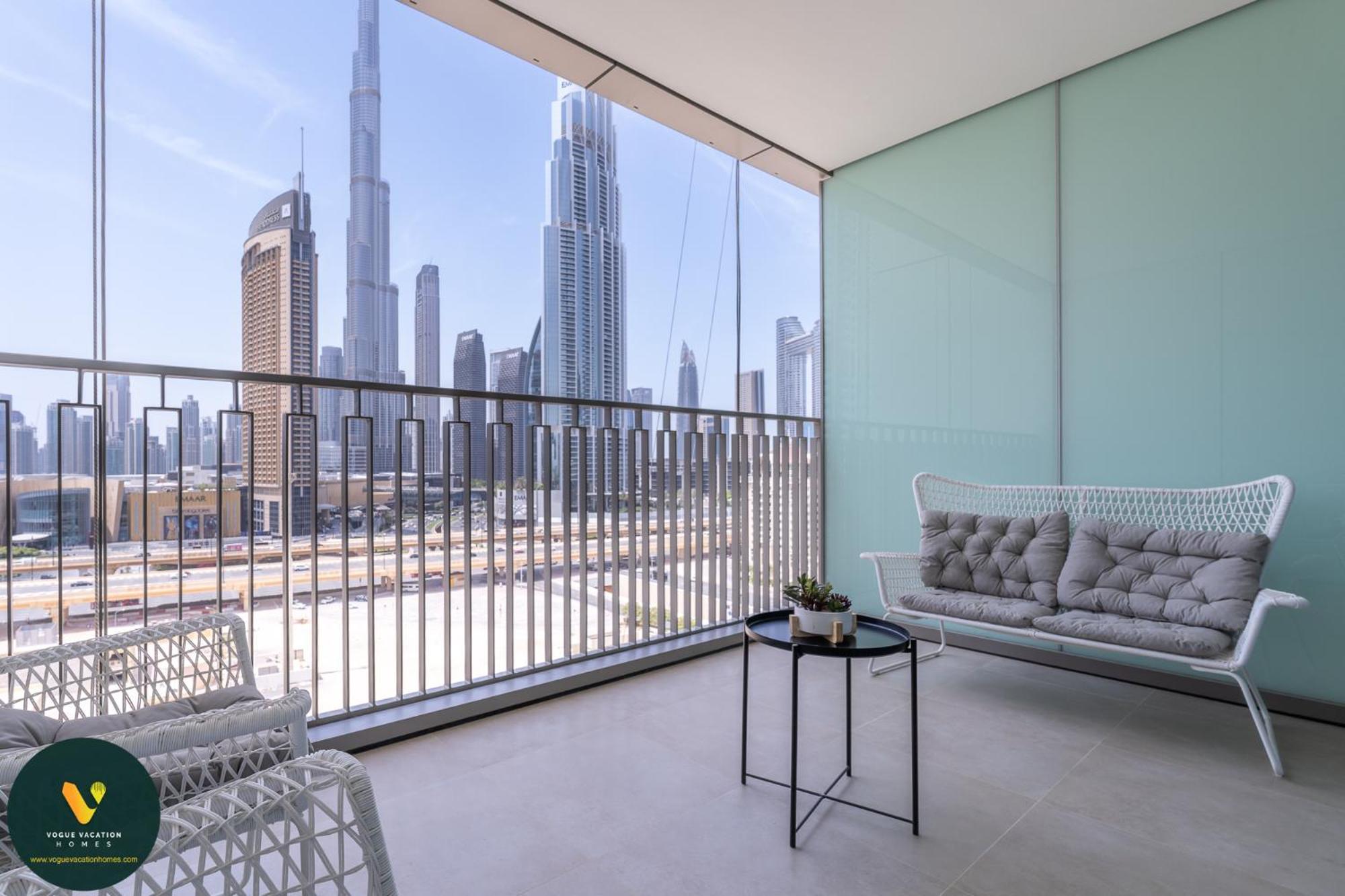 Downtown Views Ii - Vogue Two Bedroom With 2 Balconies And Full Burj Khalifa, Opposite Mall Skybridge Appartement