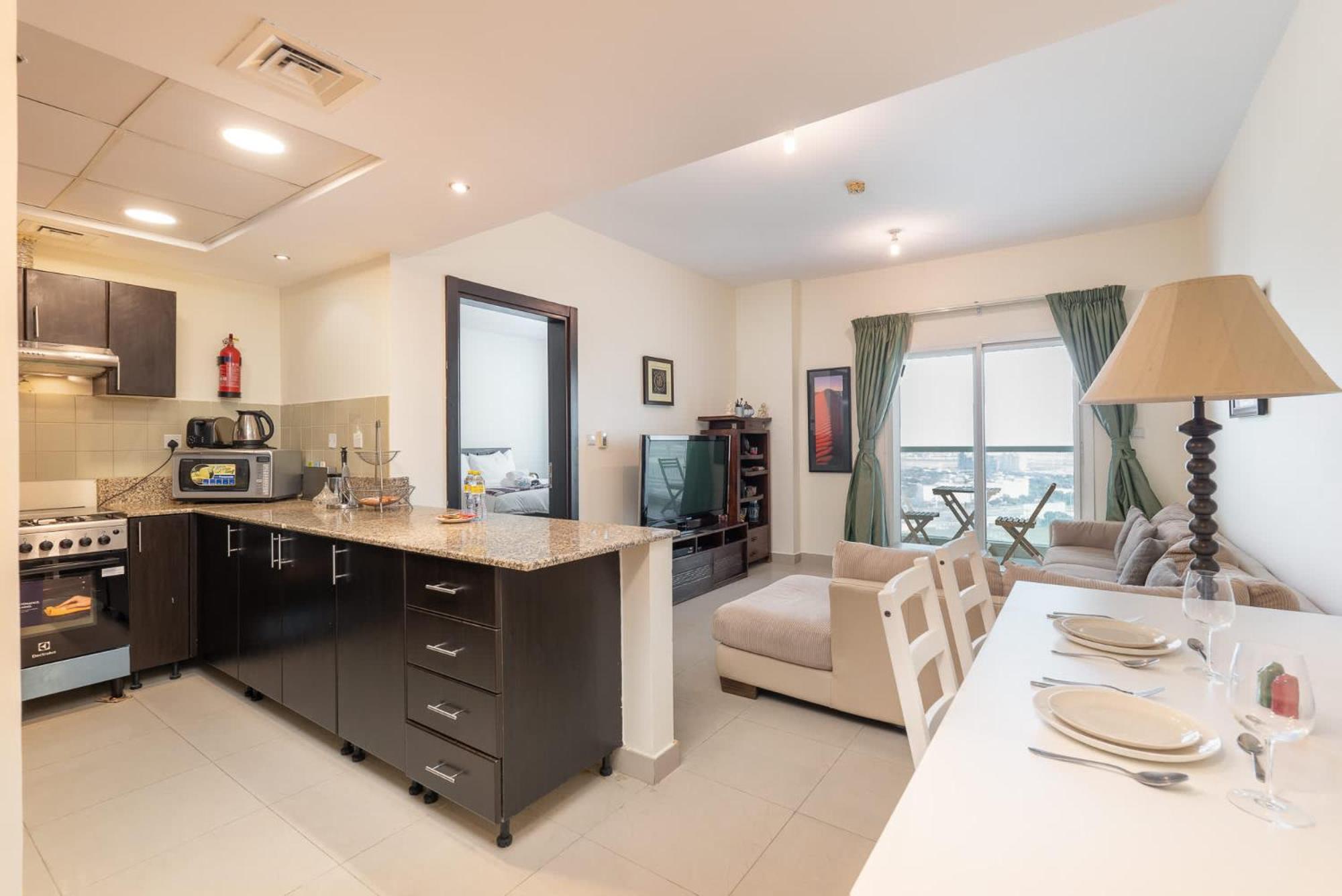 Charming, Sun-filled 1-bedroom In Red Residence, Sports * Dubaï