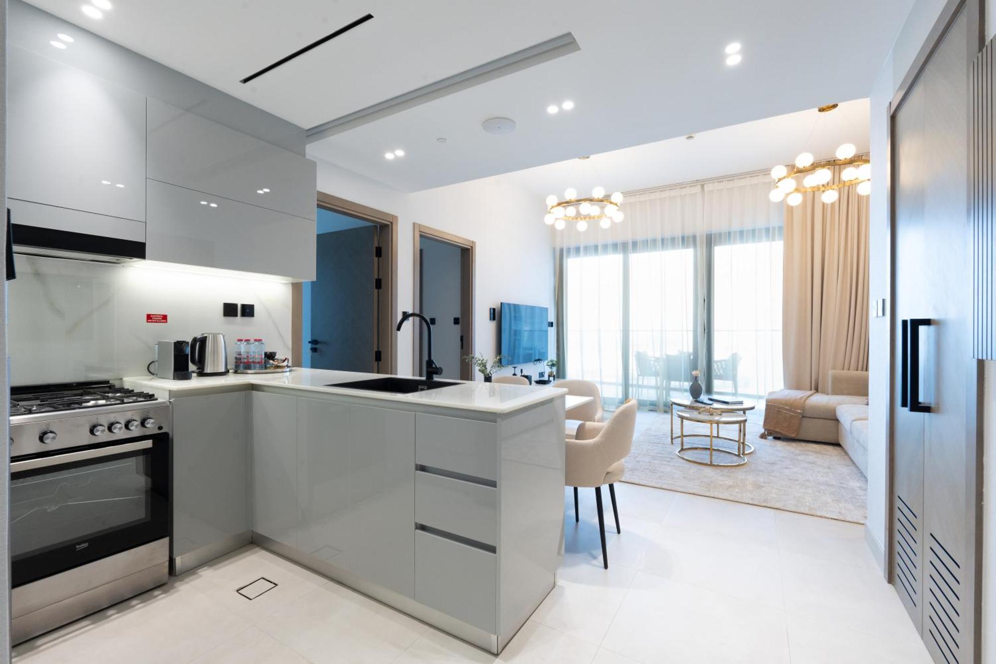 Appartement Keyrock Living - Luxury Furnished 2 Bedroom In Business Bay With Jacuzzi - Binghatti Canal Dubaï