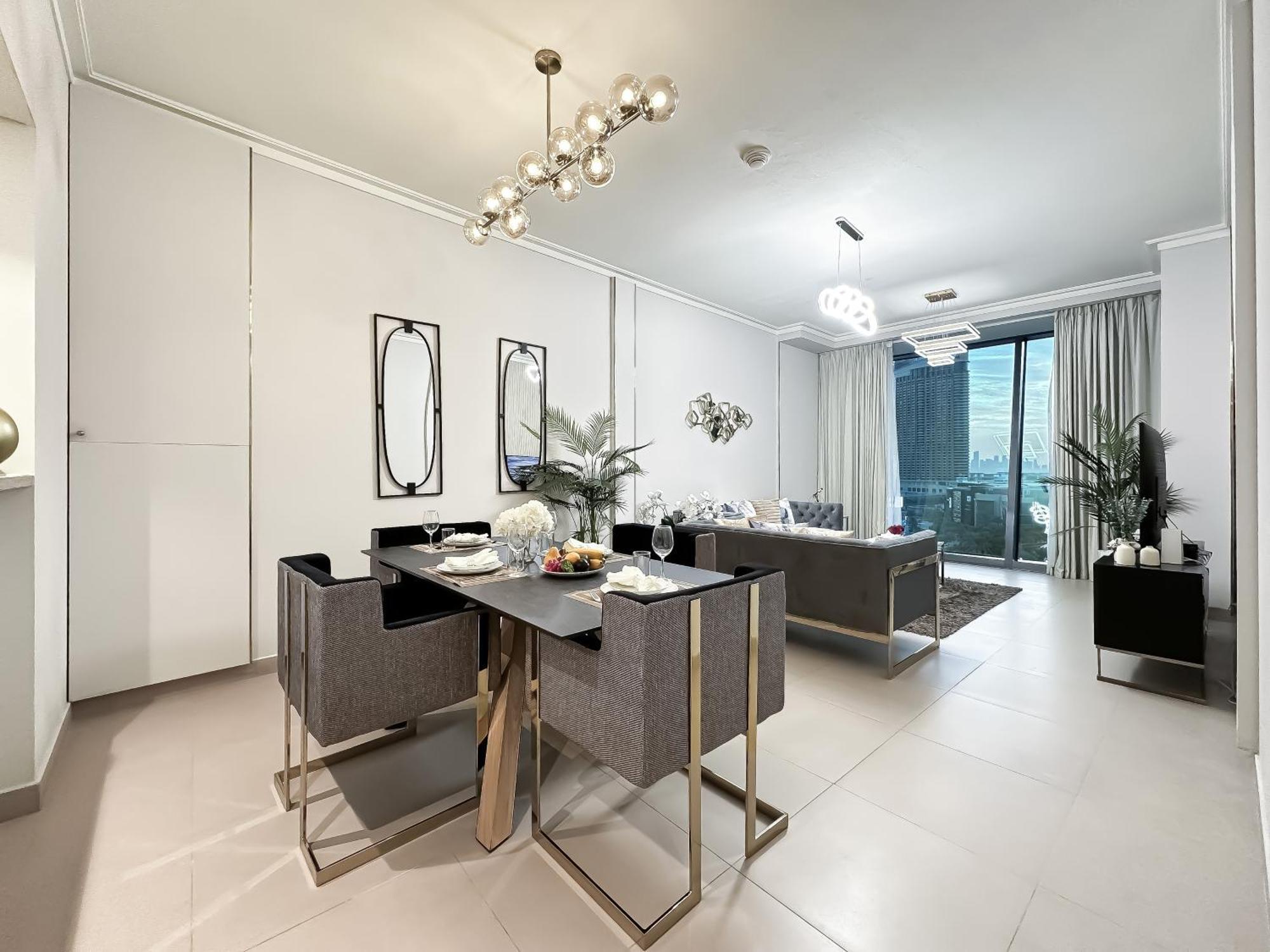 Urban Luxury 2br With Spectacular Burj Khalifa View Dubaï