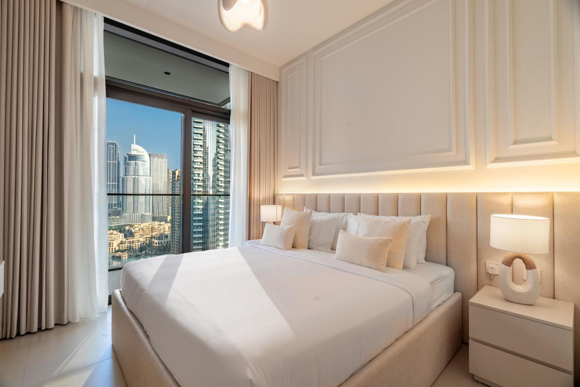 Appartement Burj Khalifa Panorama 3-min Walk To Mall