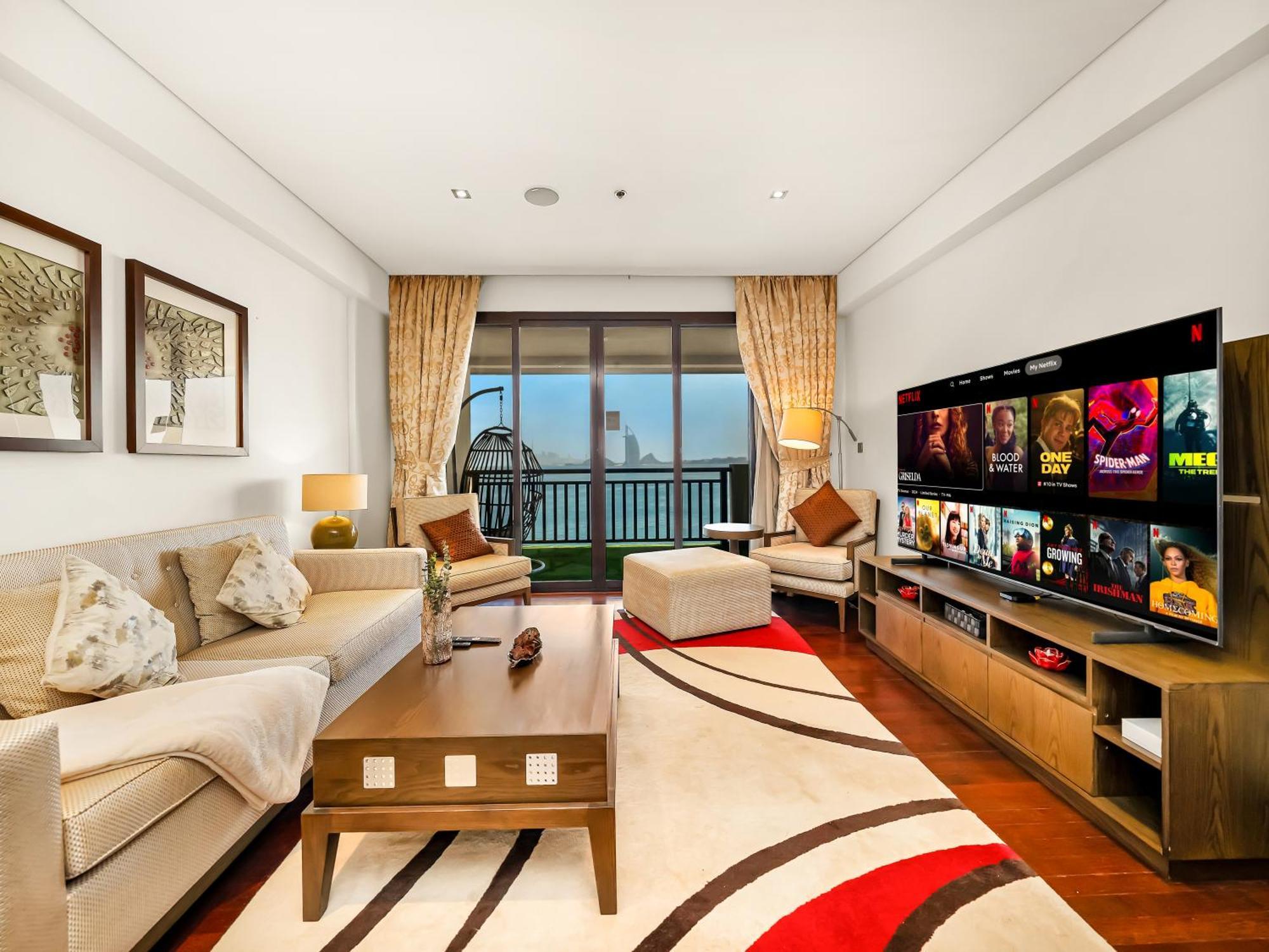 Luxury In Anantara With Stunning Burj Alarab & Sea Views Appartement *