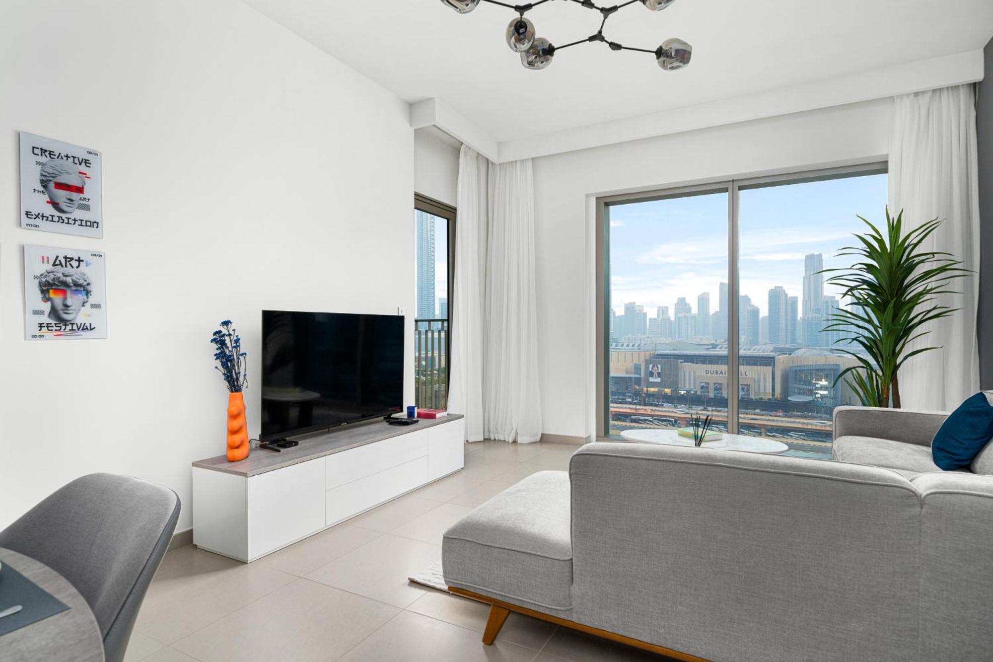 Appartement Arthouse Views - Burj Khalifa View & Mall Access Dubaï