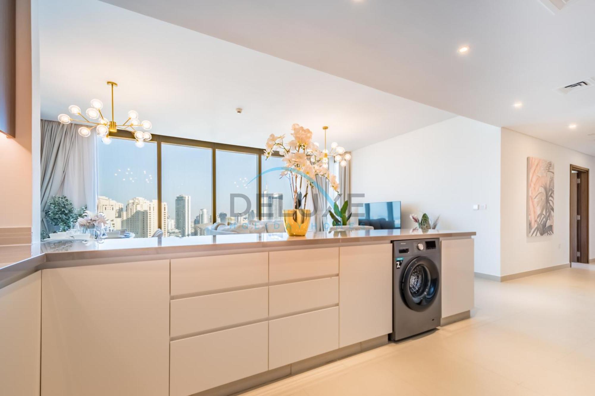 Appartement Sea View 3br With Assistant And Balcony, Just Steps From Marina Promenade, 5242 Tower 1, Marina By Deluxe Homes Dubaï