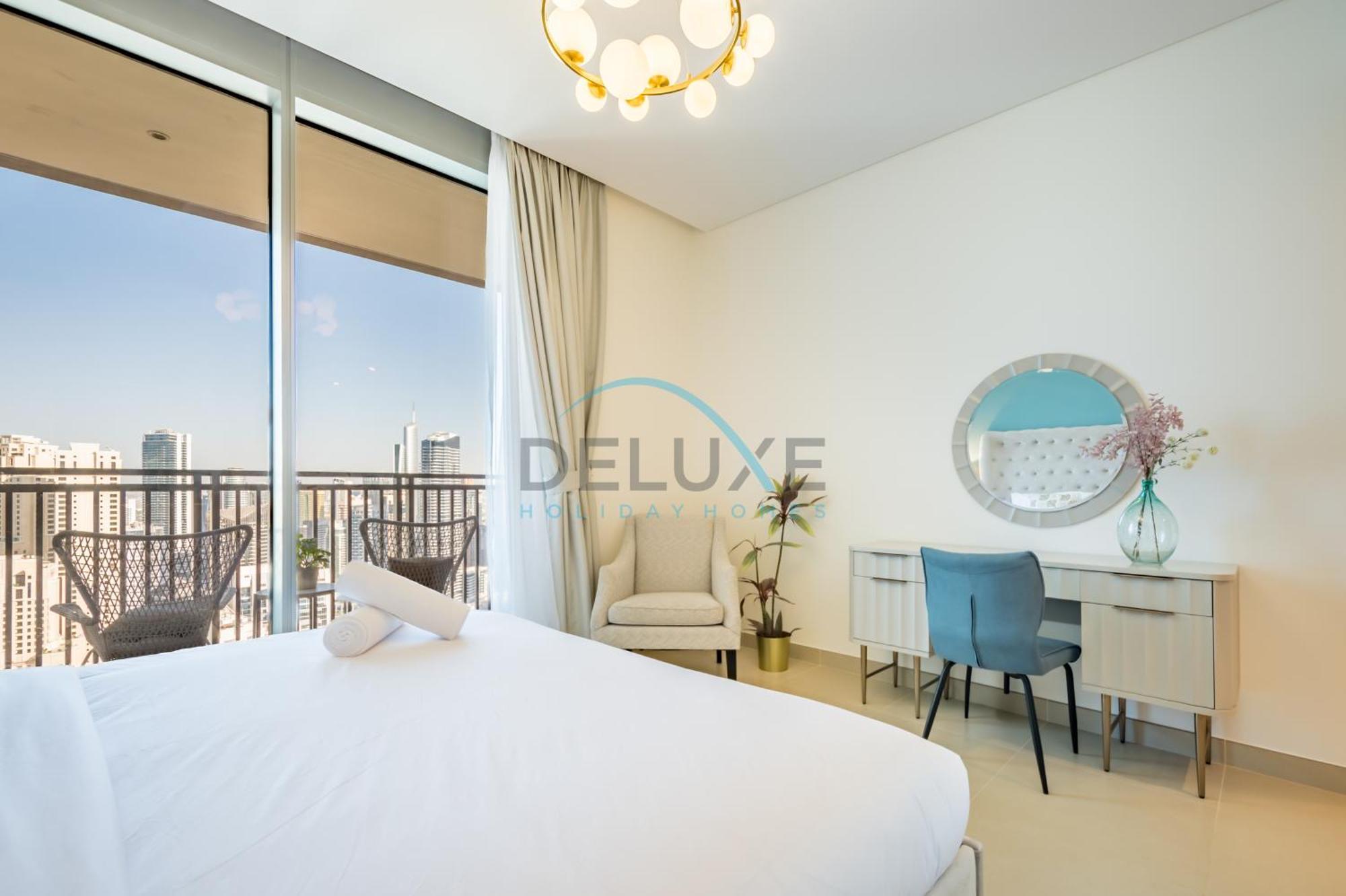 Sea View 3br With Assistant And Balcony, Just Steps From Marina Promenade, 5242 Tower 1, Marina By Deluxe Homes * Dubaï