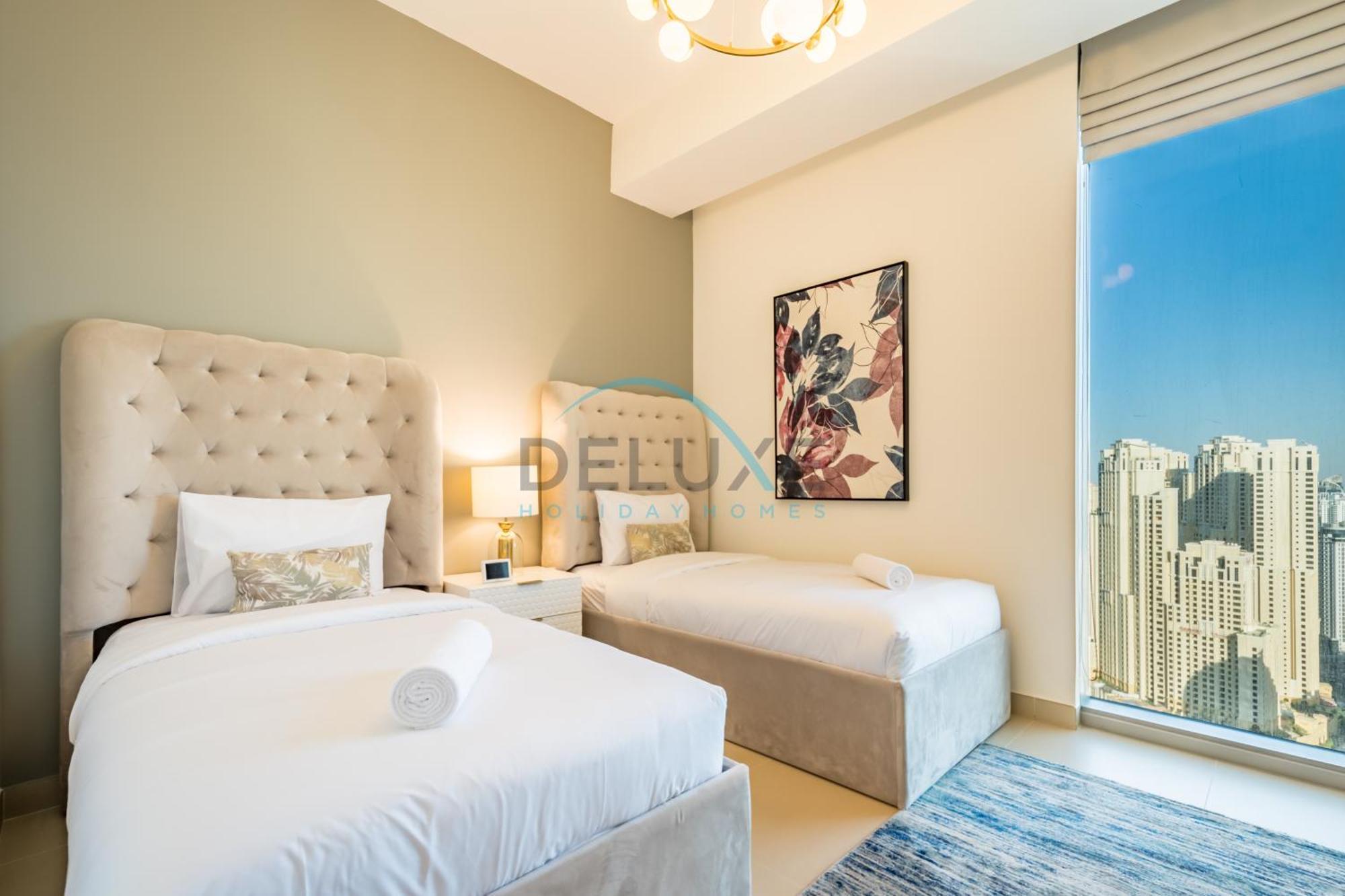 Sea View 3br With Assistant And Balcony, Just Steps From Marina Promenade, 5242 Tower 1, Marina By Deluxe Homes Appartement Dubaï