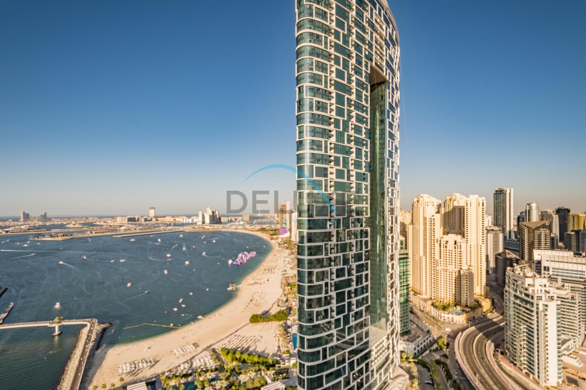 Apartamento Sea View 3br With Assistant And Balcony, Just Steps From Marina Promenade, 5242 Tower 1, Marina By Deluxe Homes Dubai