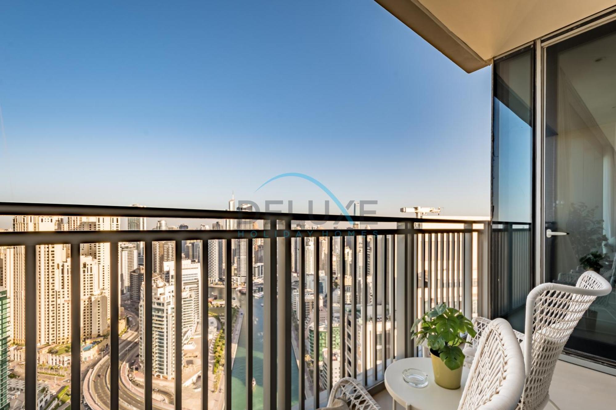 Sea View 3br With Assistant And Balcony, Just Steps From Marina Promenade, 5242 Tower 1, Marina By Deluxe Homes