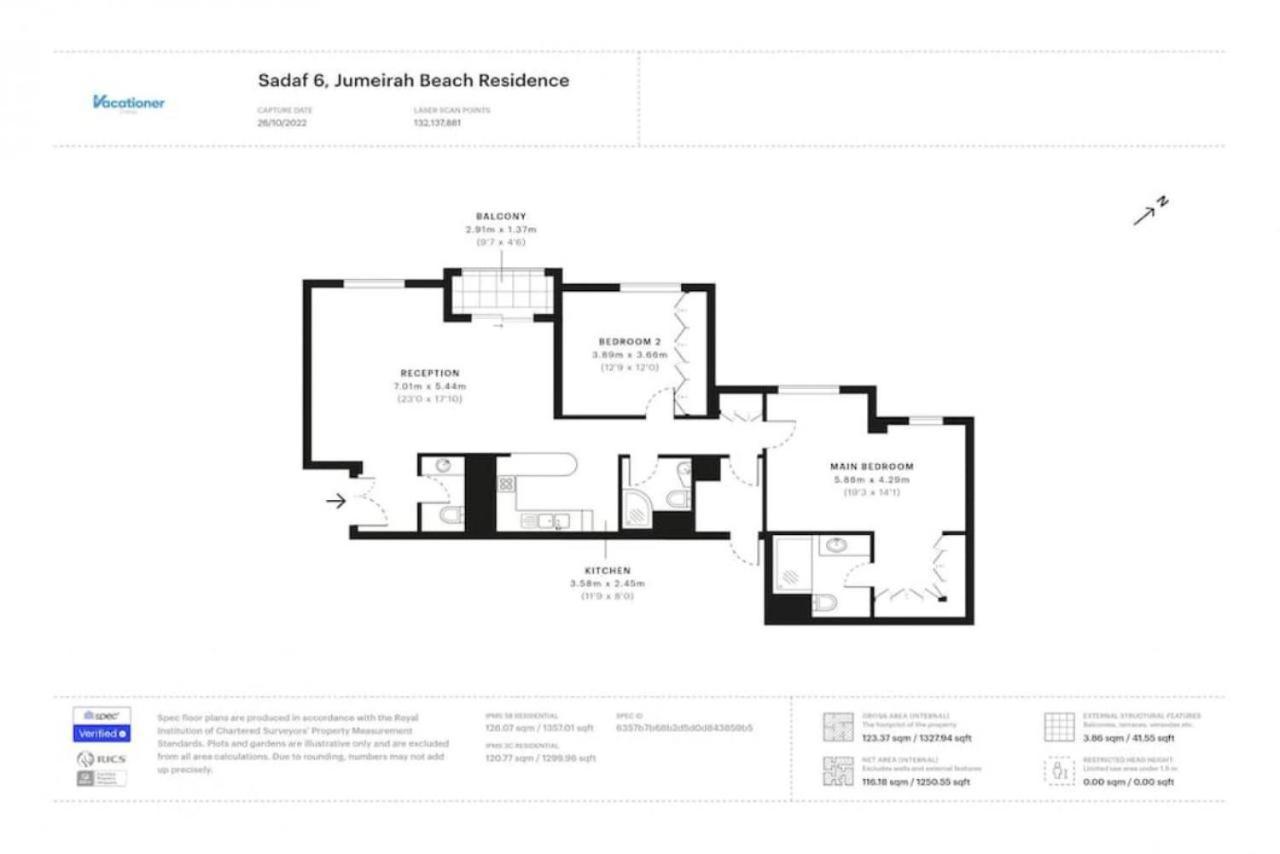 Marina Sadaf Jbr 2bhk Viwaj Luxe Homes Appartement *
