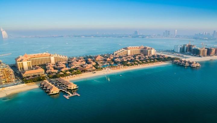 Cozy, Full Sea View, Private Beach, In 5 Stars At The Palm Apartment