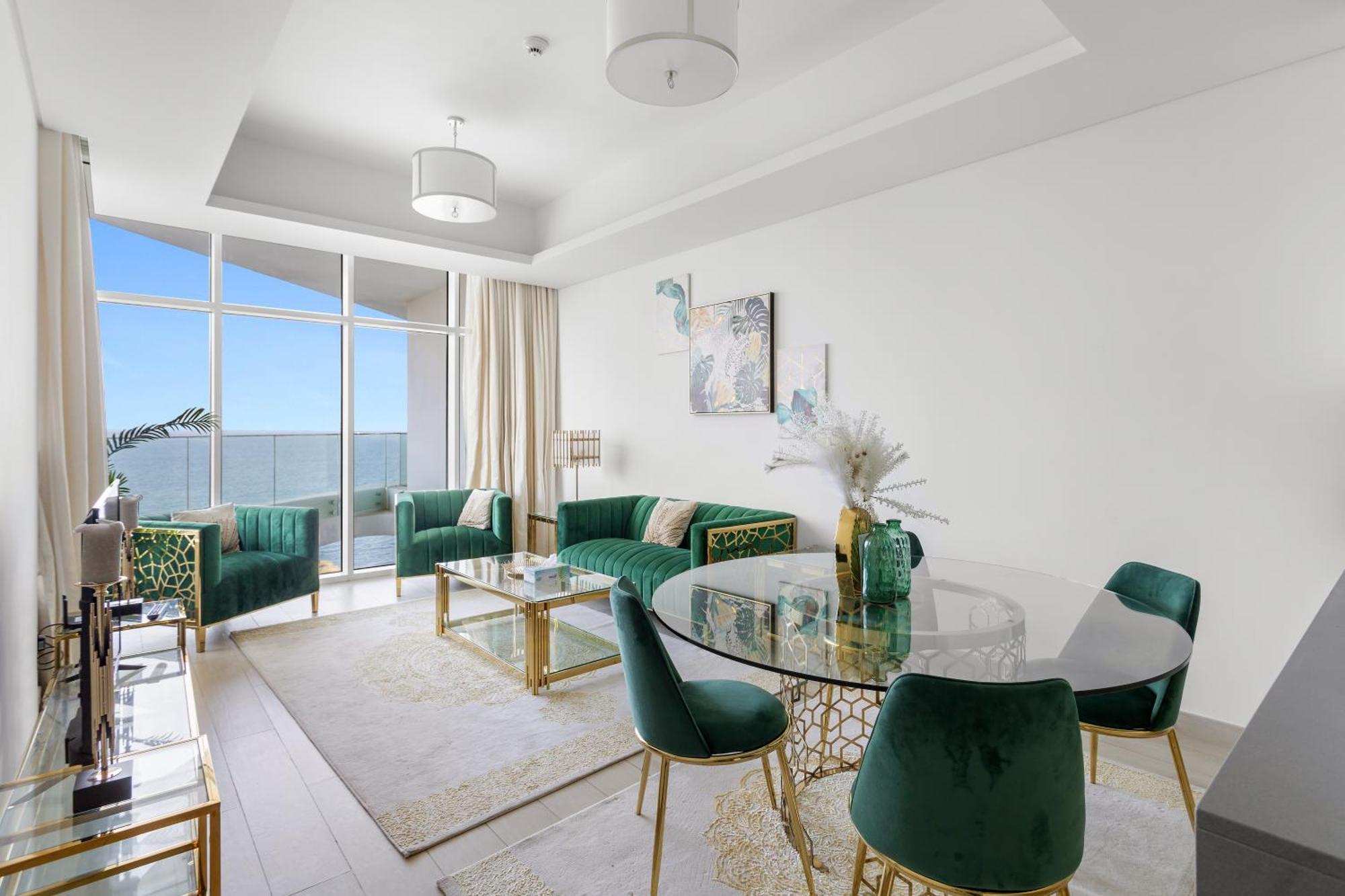 Lux Mina 1 Bhk In Palm Jumeirah With Sea View And Private Beach Lejlighed *