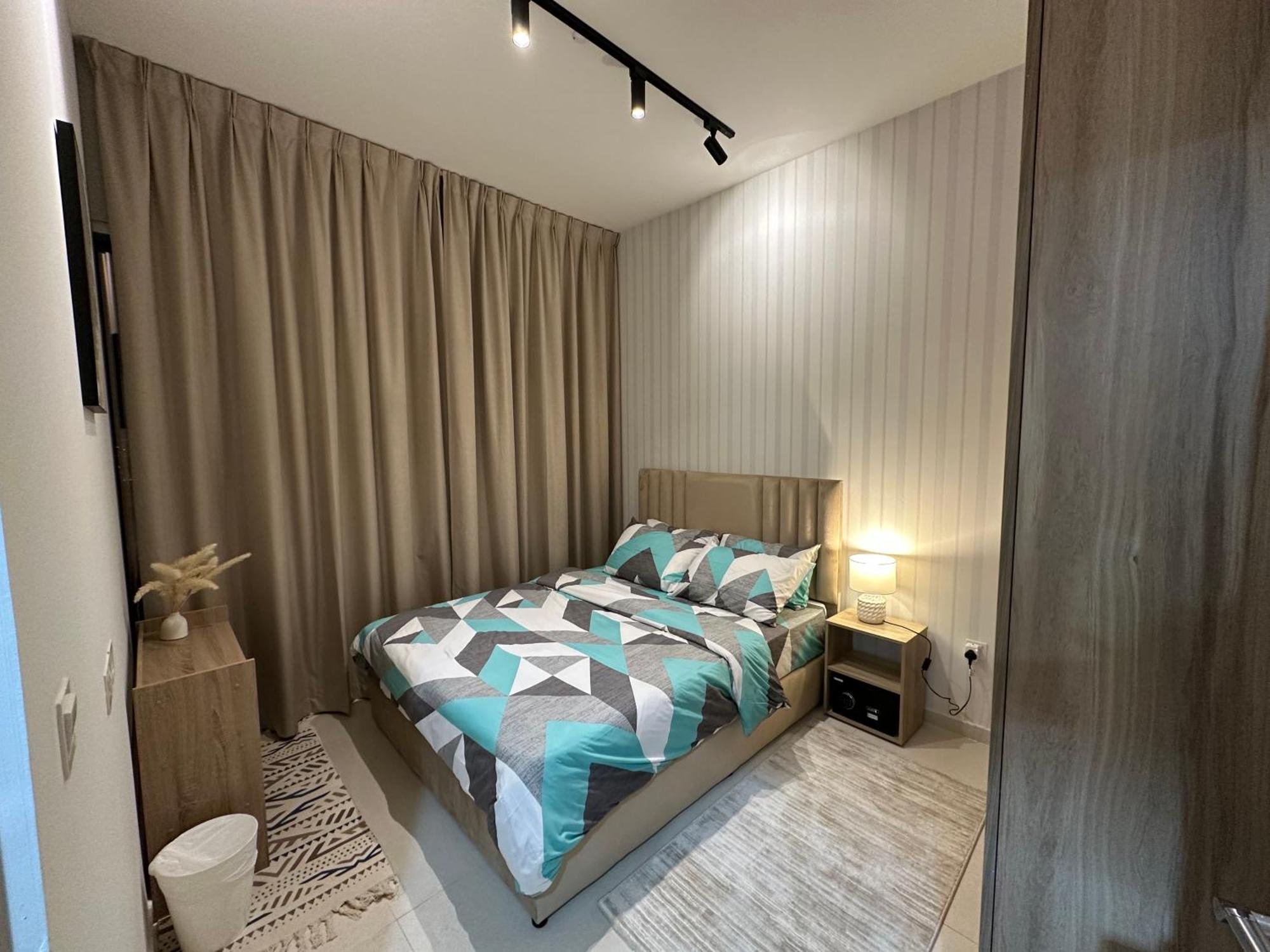 Cozy Golf & View 1br Apartment,damac Hills 1 Appartement