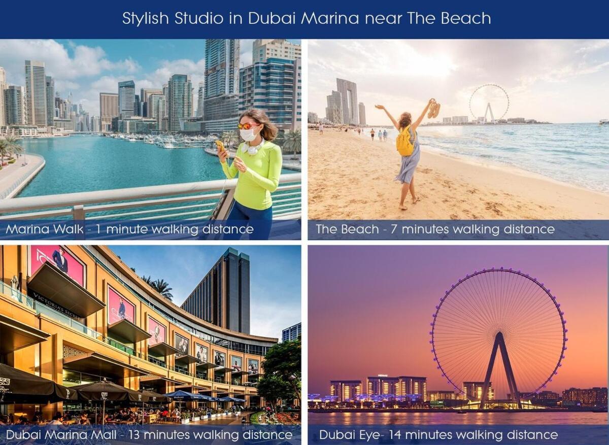 Stylish In Marina Near And Metro Z614 * Dubaï