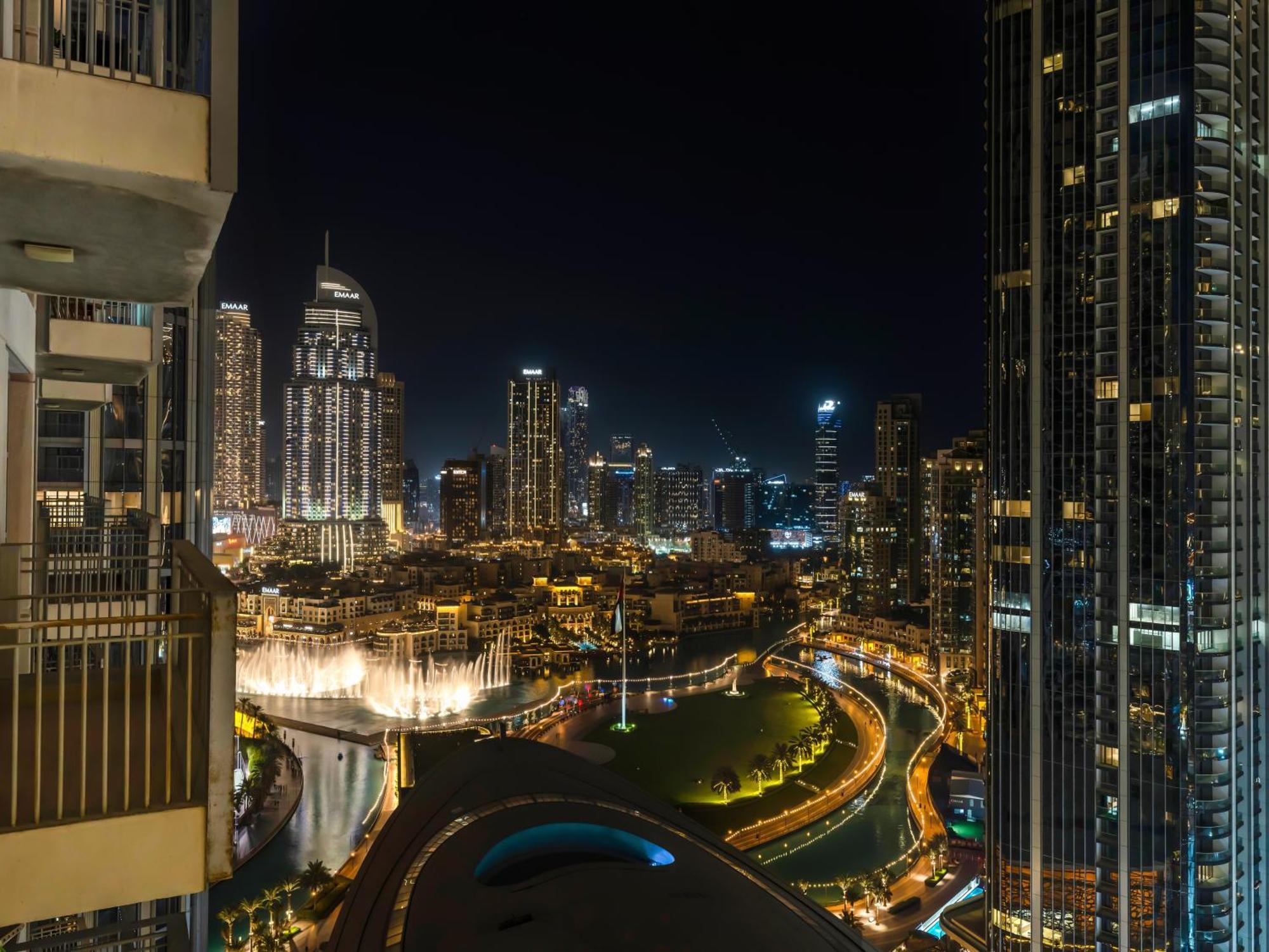 Chic 1br Fountain-view Flat Downtown Burj Khalifa Appartement *