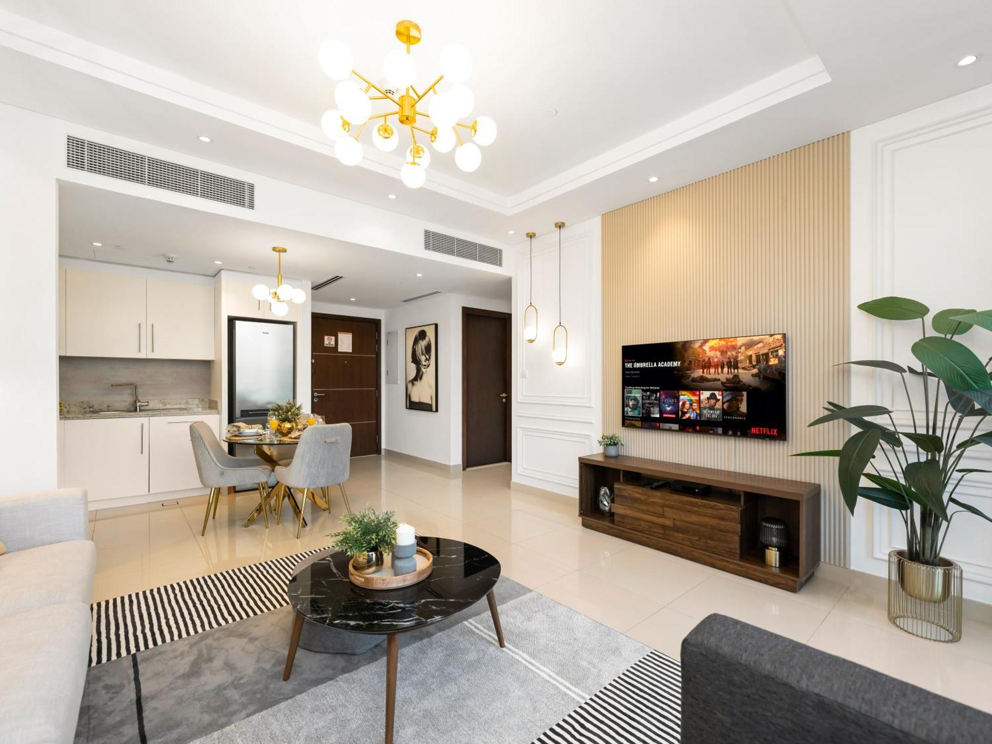 Appartement Elegant 1br 5mins Walk Mall & Burj Khalifa Dubaï