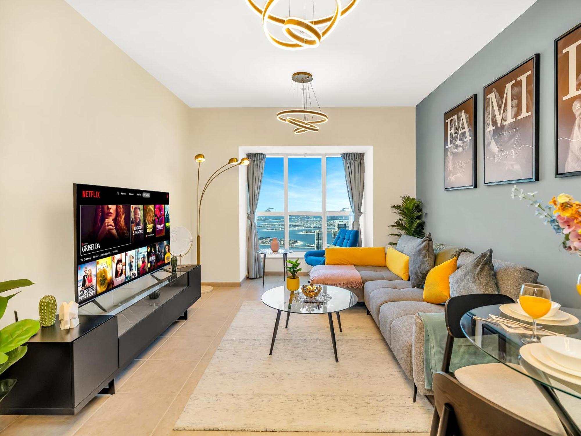 Amazing Full Sea And Palm View 58 Floor Appartement *