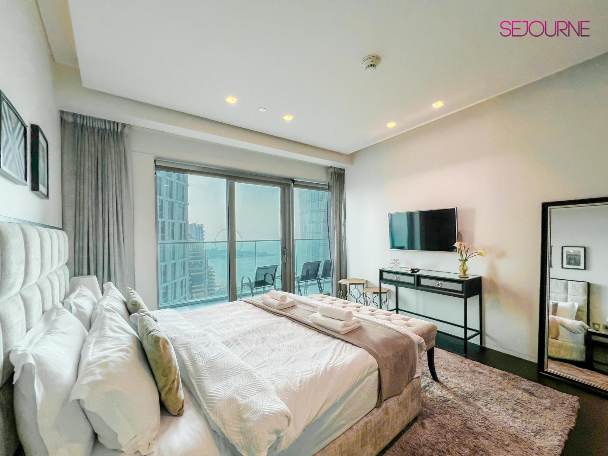 Dh58 - High End 1br, Palm Views In Damac Heights Tower Dubaï