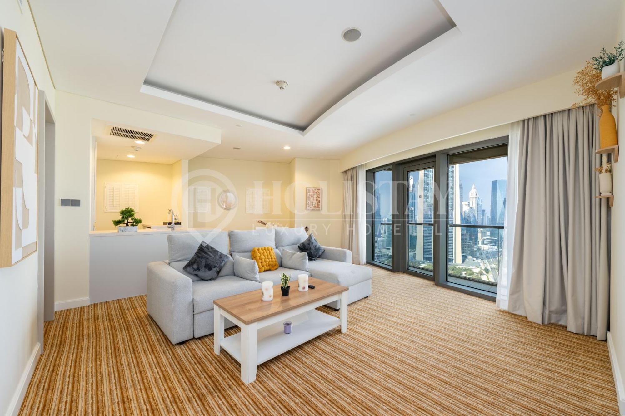 Lägenhet Holistay Luxury Homes - Burj Khalifa View - Direct Access Mall