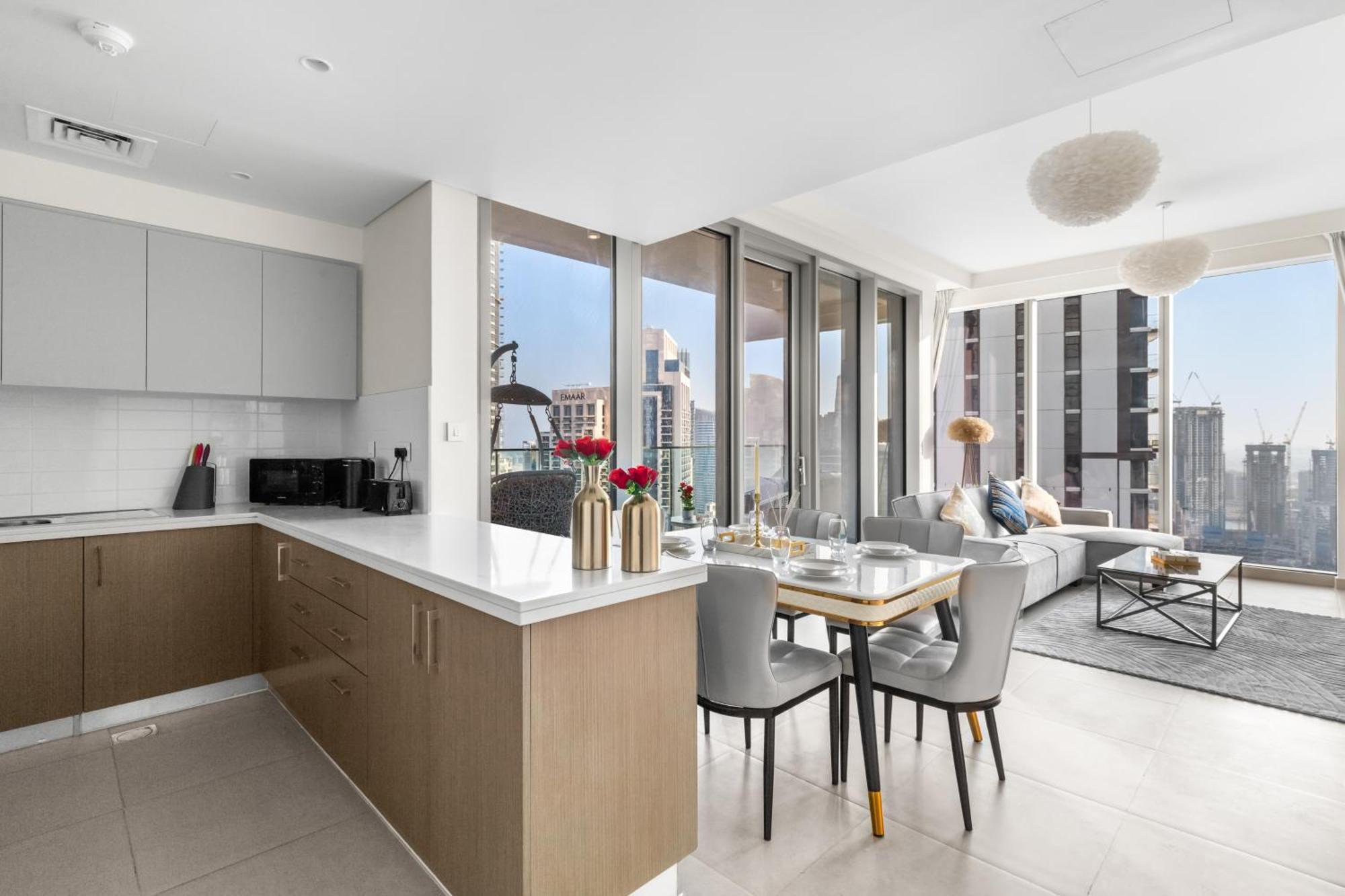 Luxury 4-bed Escape In Downtown That Sleeps 9 * Dubái