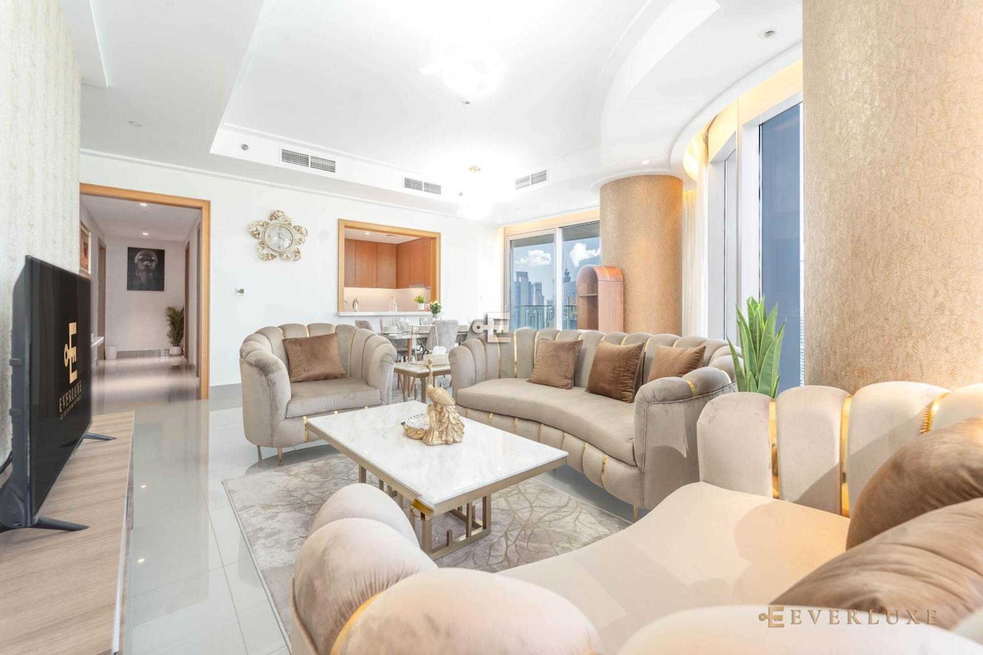 Appartement Downtown Elegance 2br Near Fountain