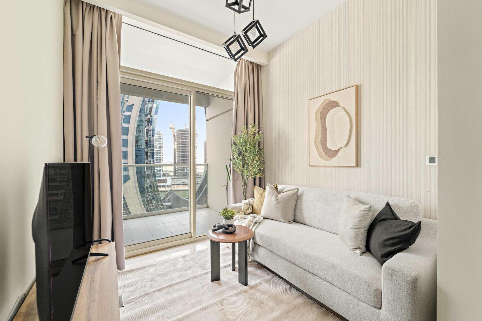 Lejlighed Silkhaus Stylish 1bdr In Vera Tower Nearby Canal Dubai