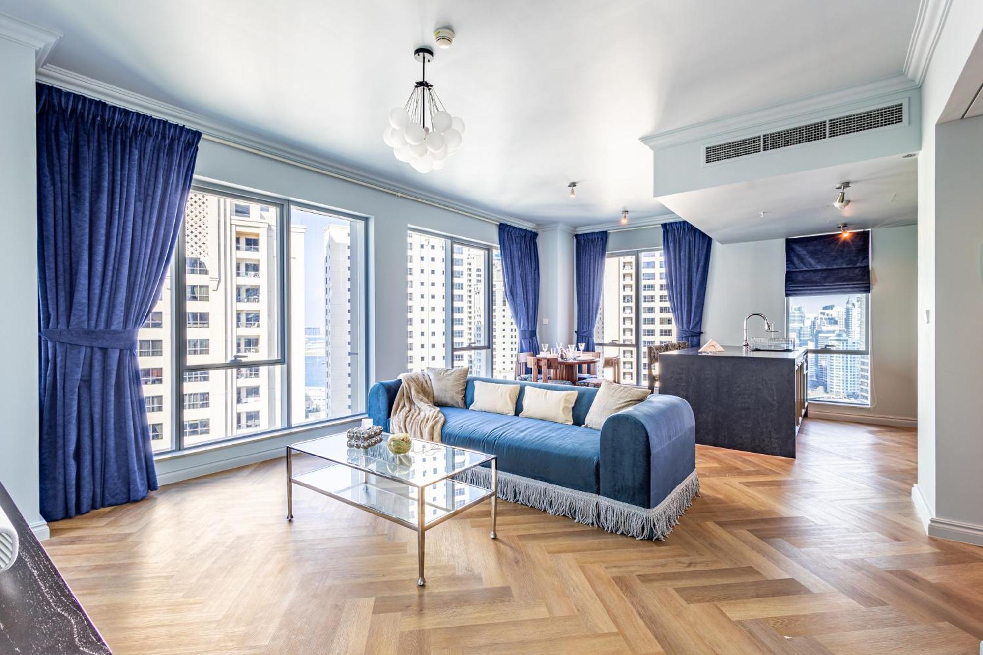 Unique Jbr Gem - Full Sea View - Designer's Choice - 5 Min Walk From Jbr Dubaï