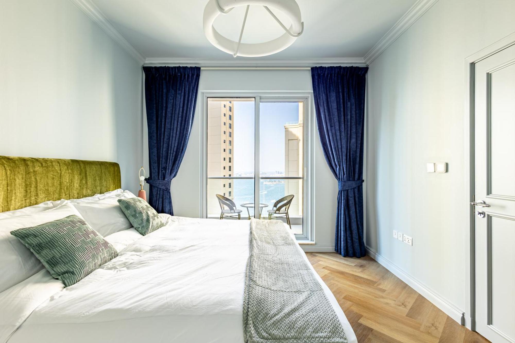 Appartement Unique Jbr Gem - Full Sea View - Designer's Choice - 5 Min Walk From Jbr *