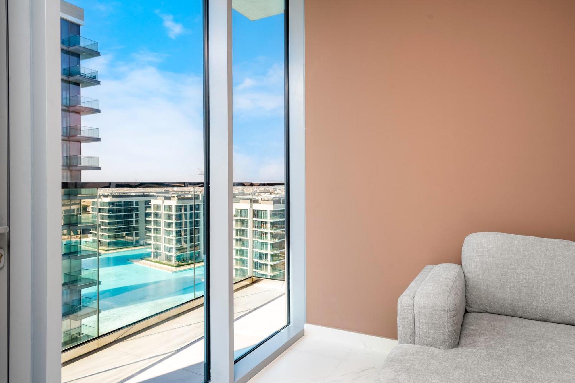 Bookable - District One, Crystal Lagos - 2 Bedroom With Study Appartement Dubaï