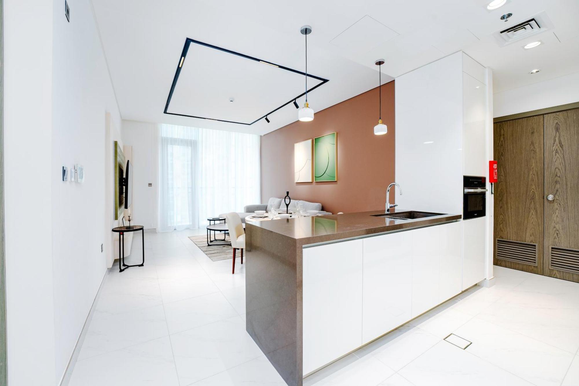 Bookable - District One, Crystal Lagos - 2 Bedroom With Study Appartement Dubaï