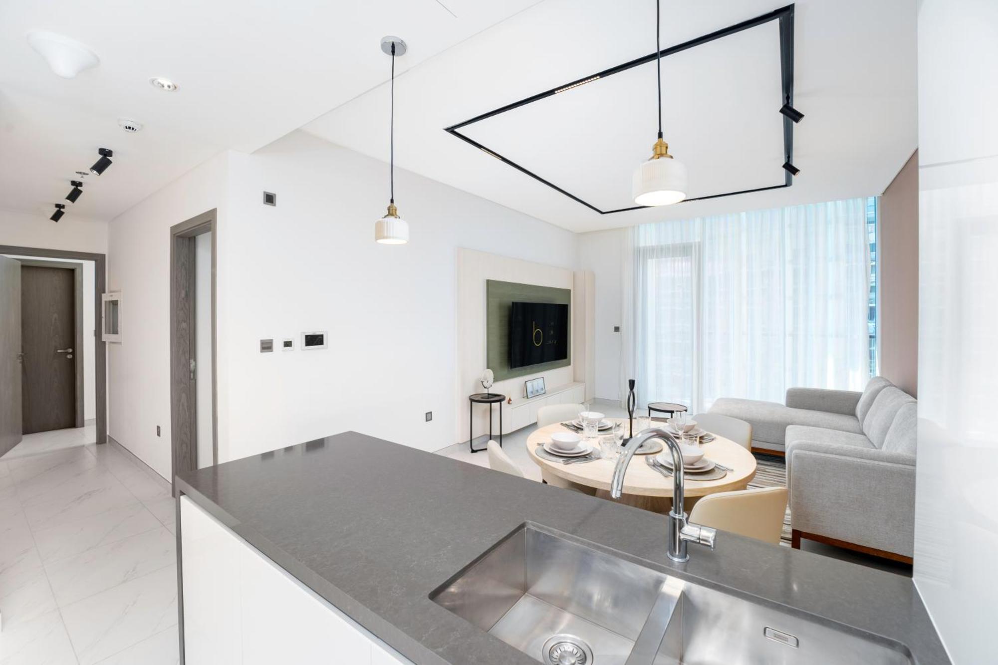 Bookable - District One, Crystal Lagos - 2 Bedroom With Study Appartement Dubaï