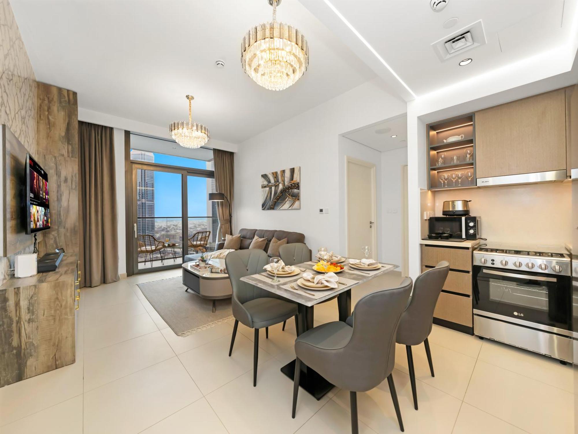 Appartement Stylish New 1br Walk To Burj Khalifa & Mall *