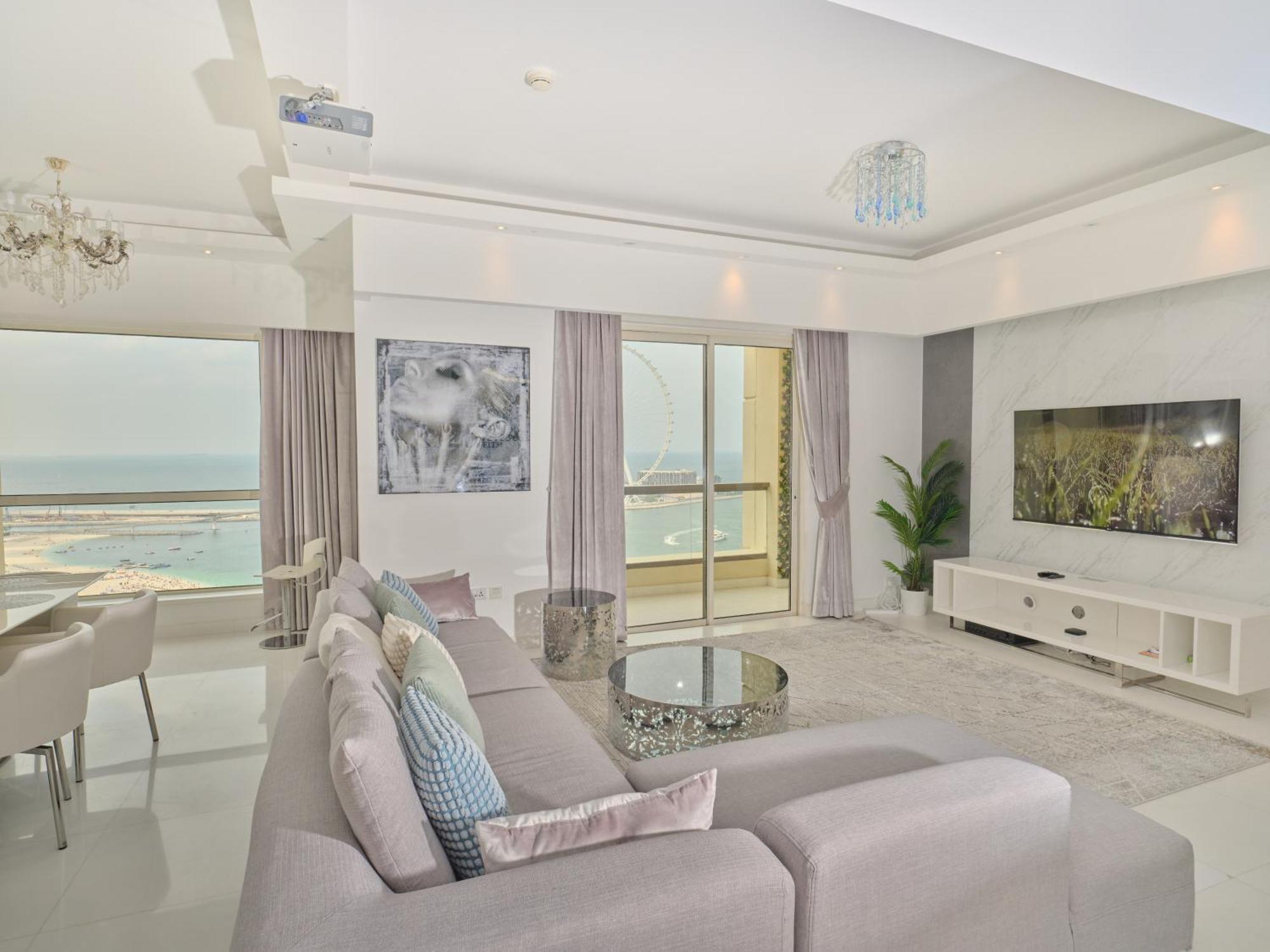 Jbr Beachfront Luxe Sea Facing Appartamento