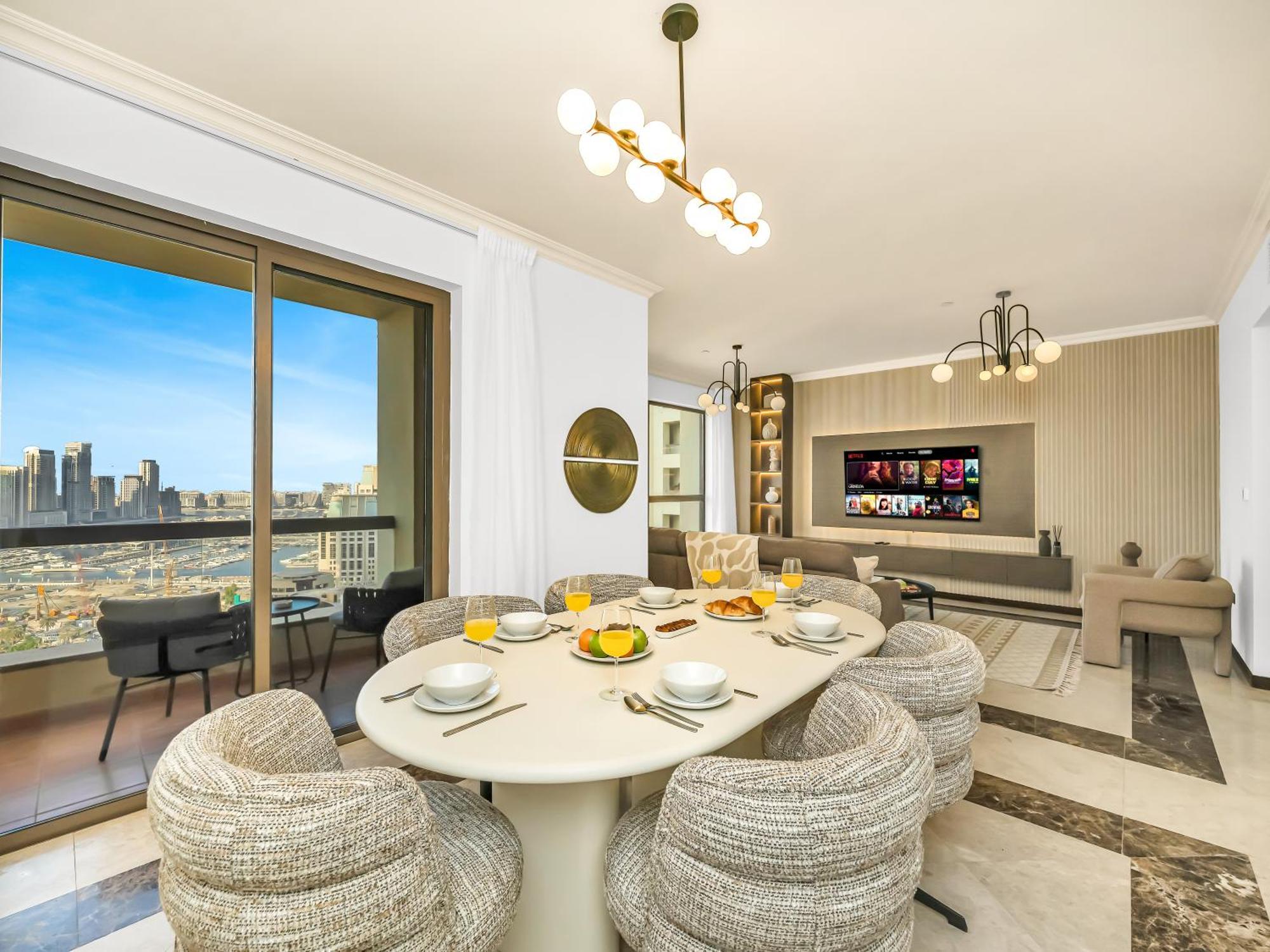 Apartamento Sea & Palm View 2br Jbr Beachgem Dubai