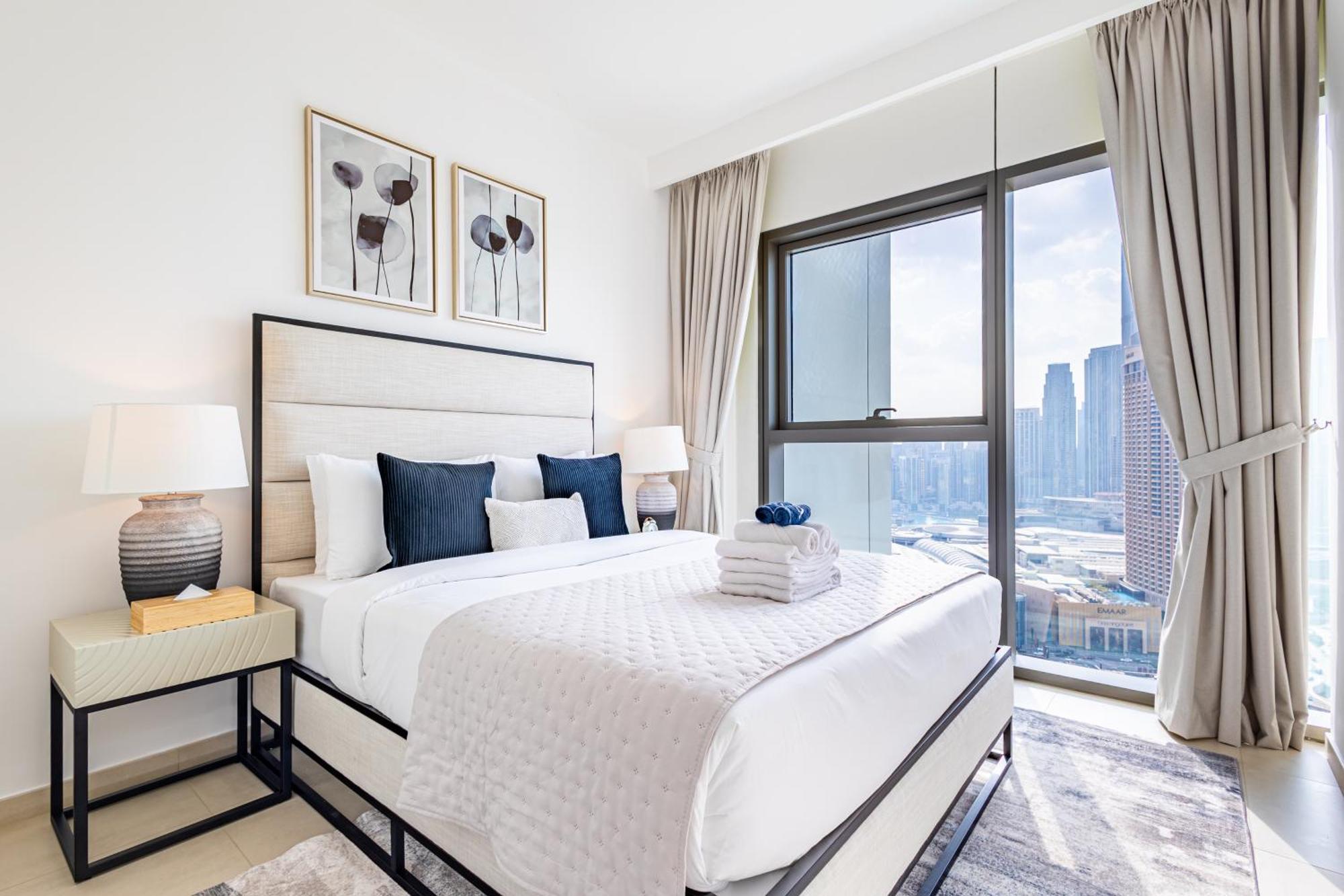 Premium 3br L Office With Burj Khalifa & Fountain Views Appartement