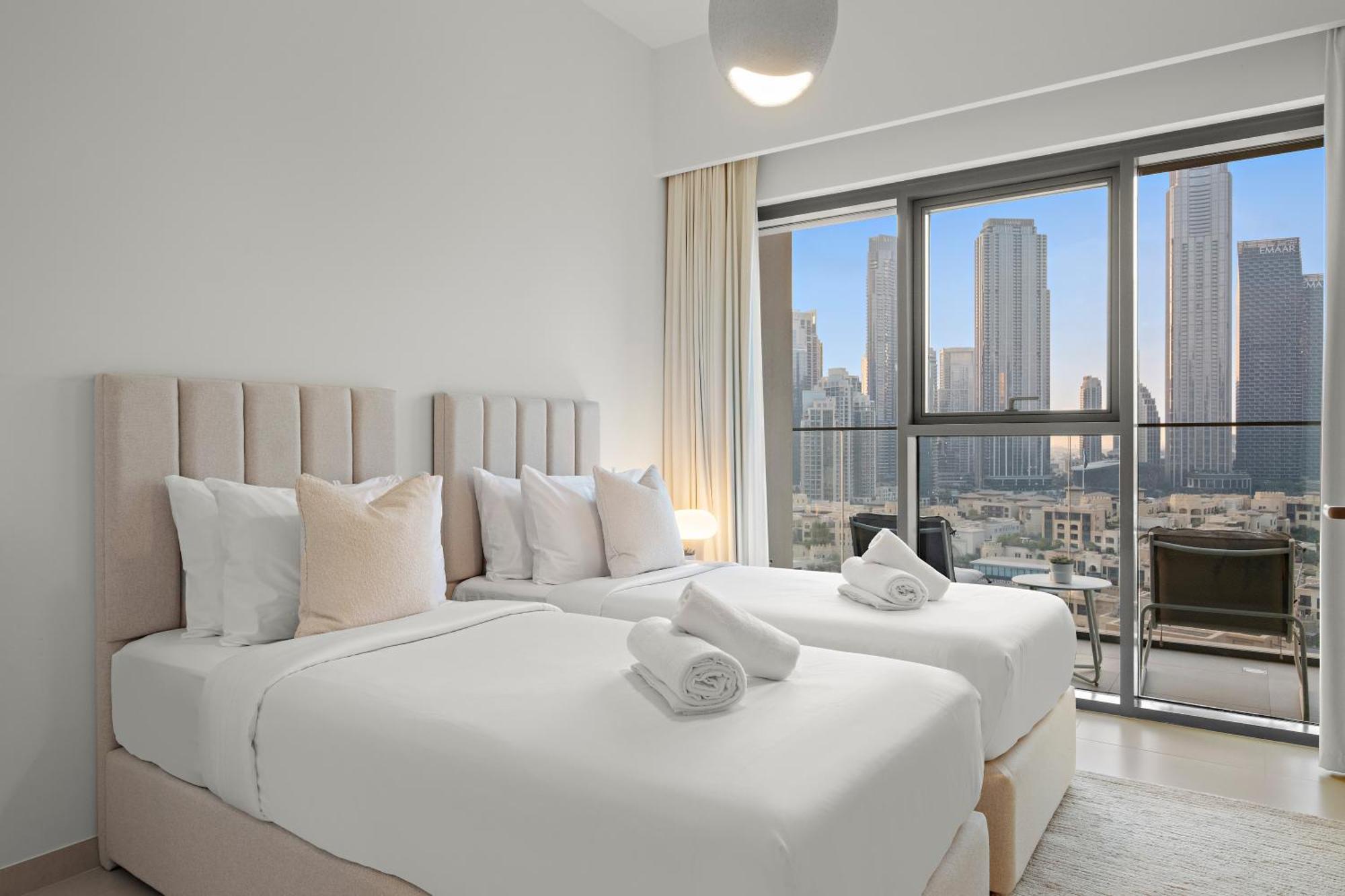 Lägenhet Luxe 2br With Stunning Burj Khalifa Views *