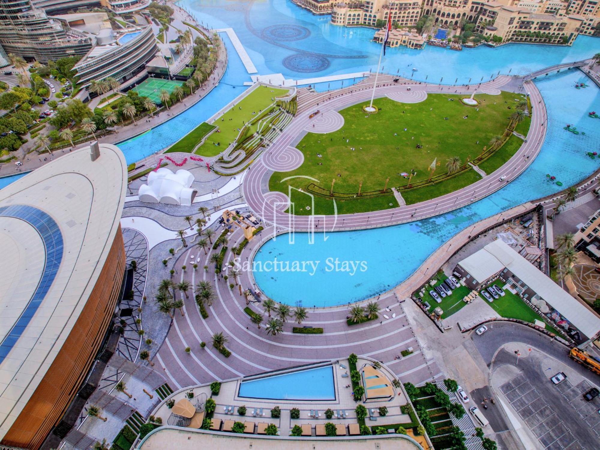 Grande Signature By Emaar - New Luxury 2br W Panoramic Burj Khalifa & Fountain Show Views *