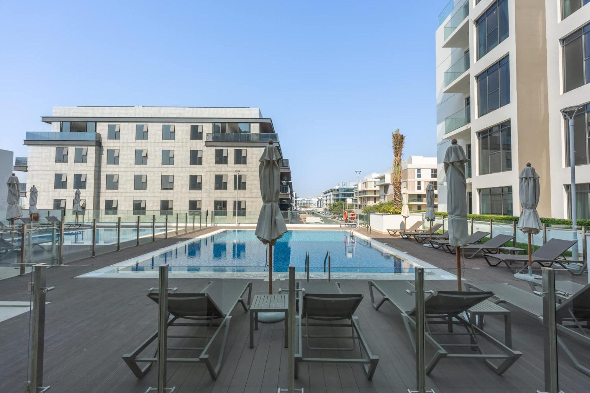 Apartment Wonderful 2-bedroom Perfect For Family In Meydan Mbr Dubai