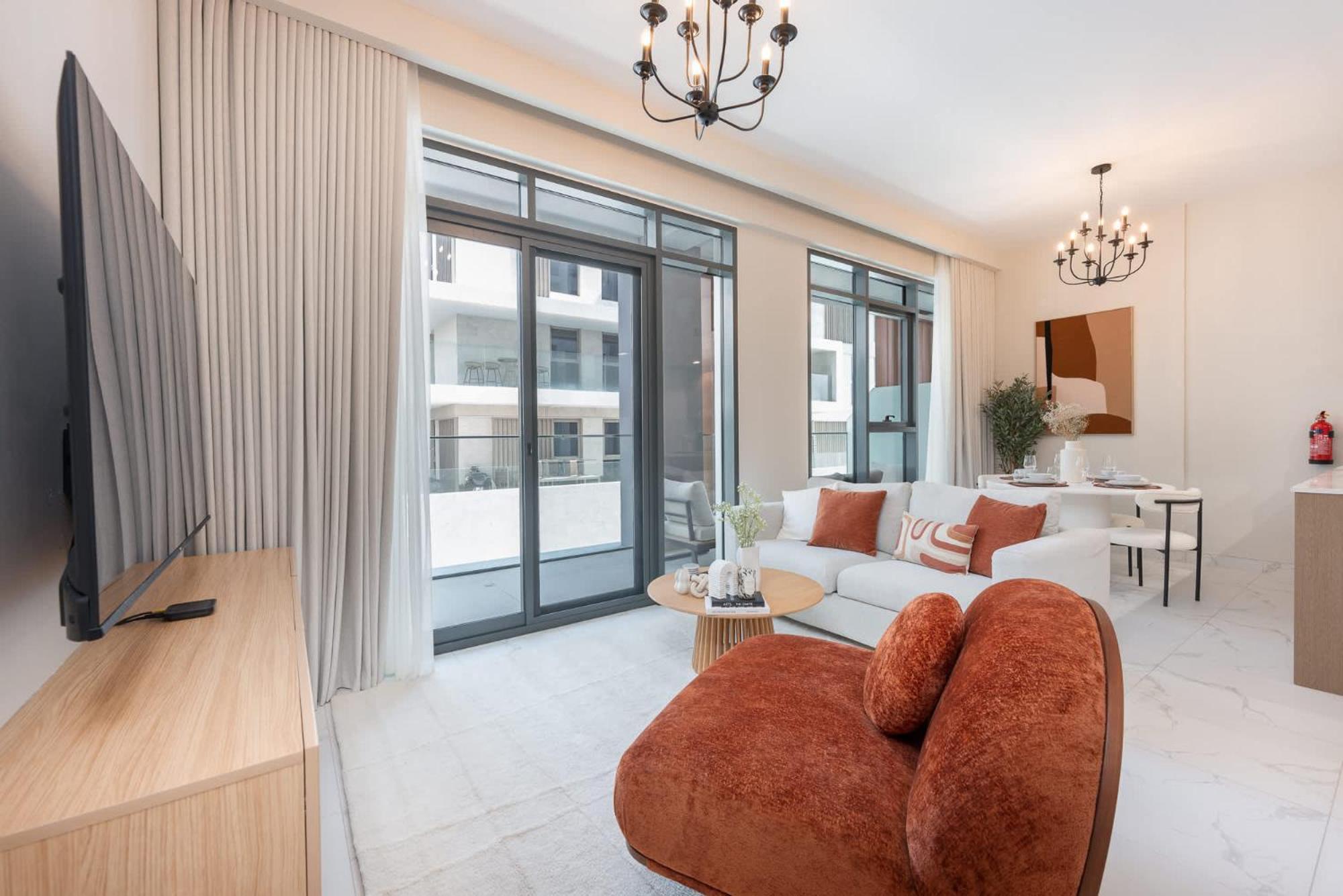 Apartment Wonderful 2-bedroom Perfect For Family In Meydan Mbr Dubai