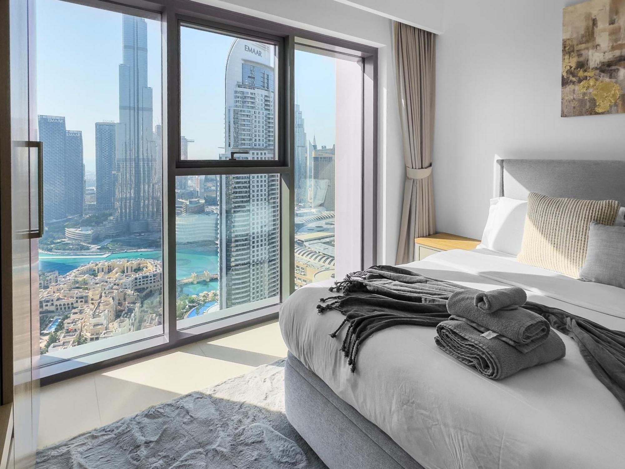 View In And Burj Khalifa View - 2 Bedroom - 3 Beds * Dubaï